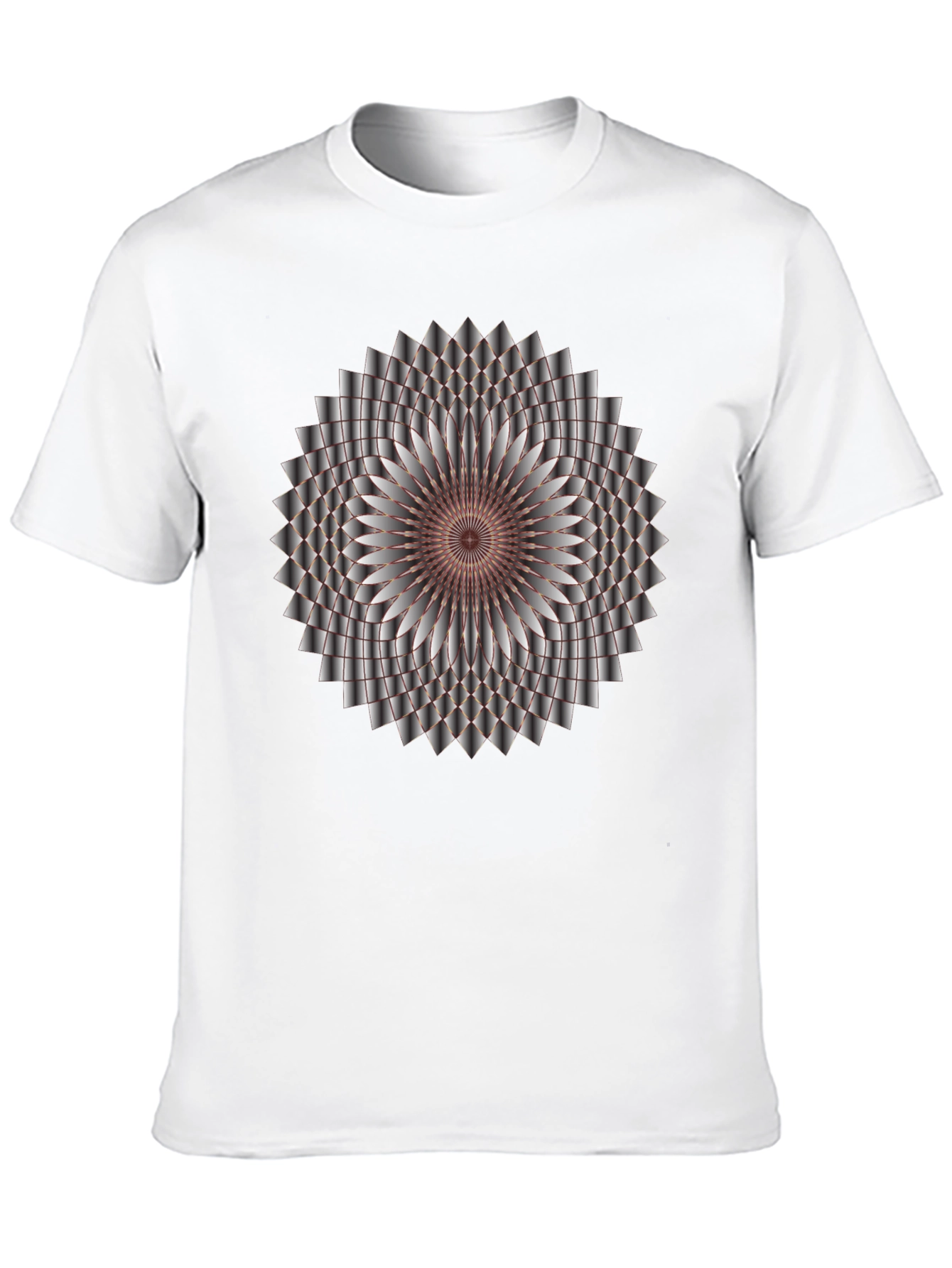 Geometric Mandala Graphic Print T-Shirt