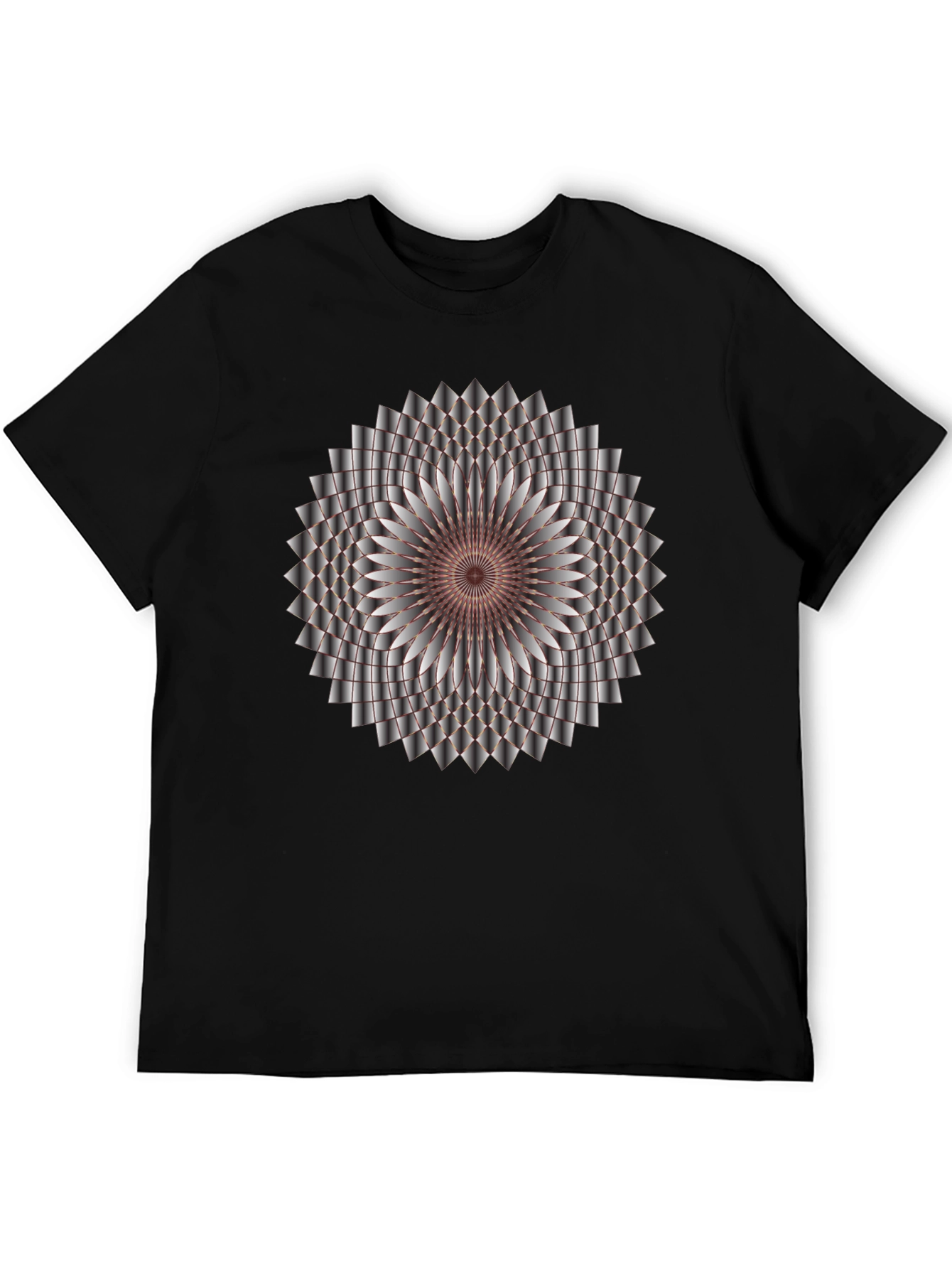 Geometric Mandala Graphic Print T-Shirt