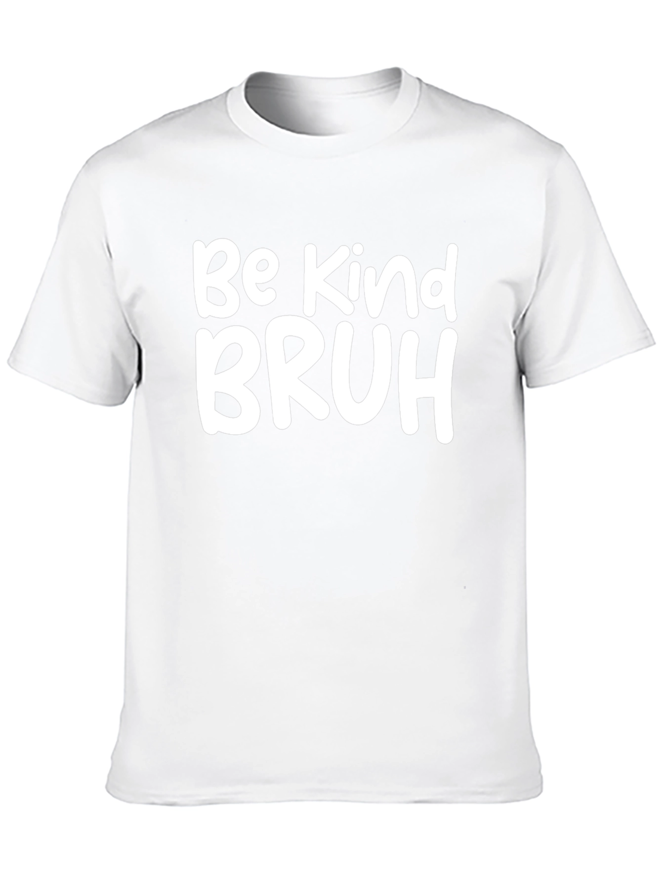 Be Kind Bruh Graphic Tee - Casual Black T-Shirt