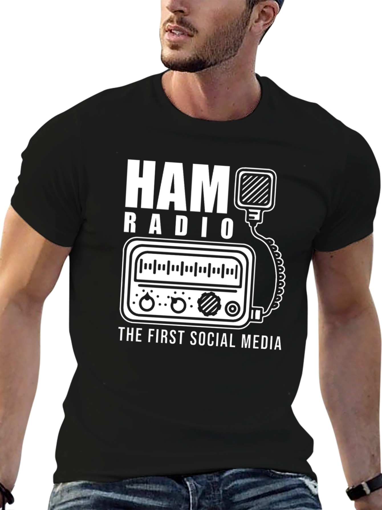 Ham Radio The First Social Media T-Shirt