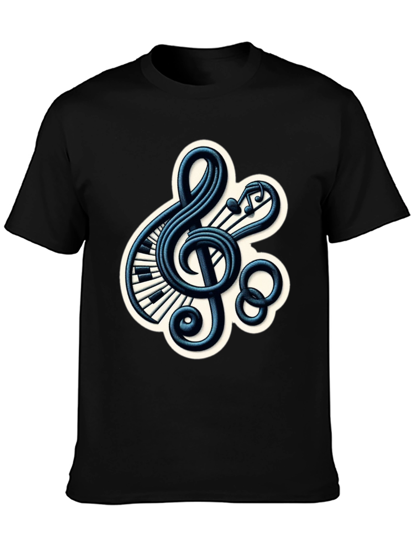 Musical Treble Clef Graphic Tee