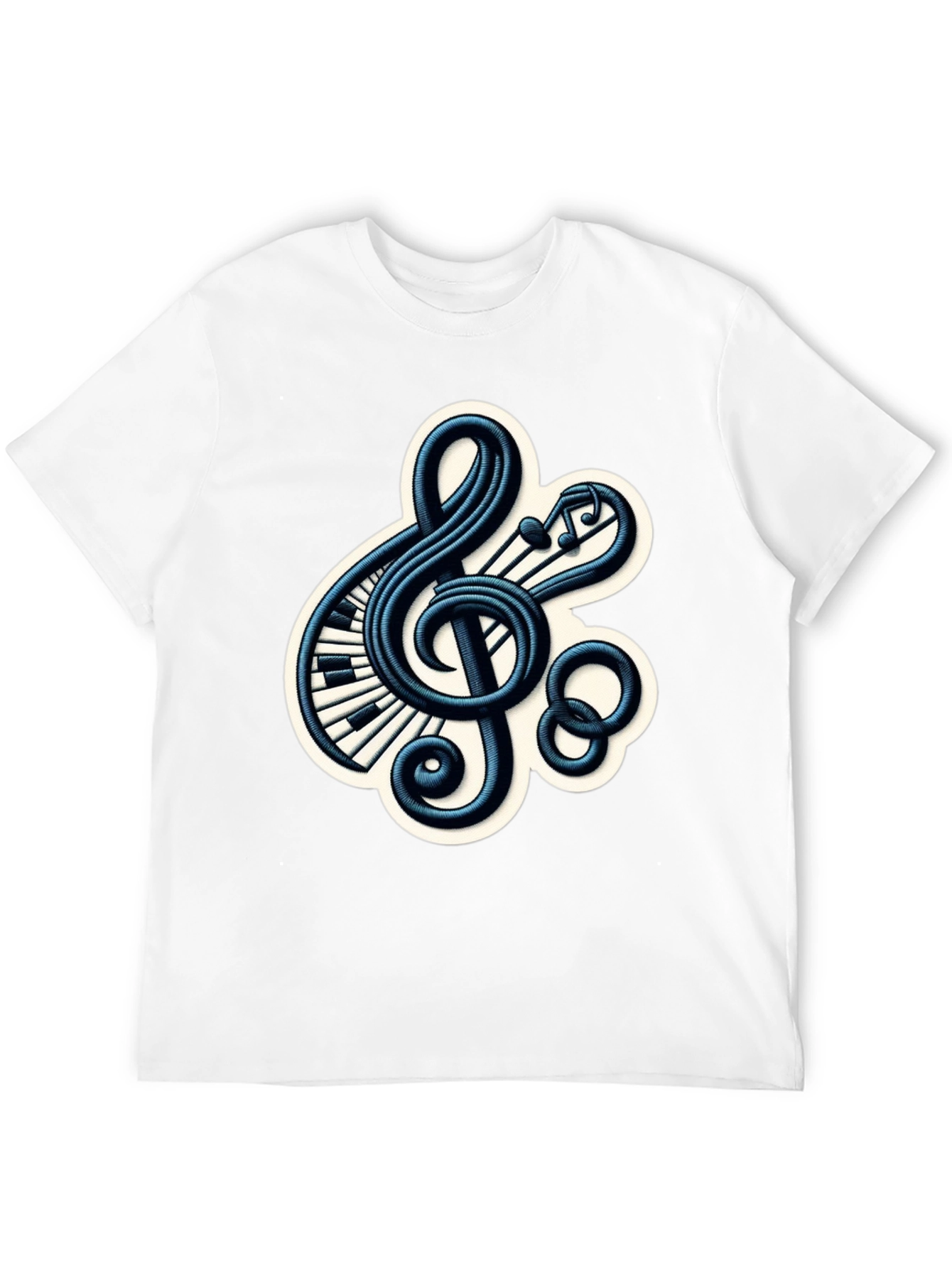 Musical Treble Clef Graphic Tee