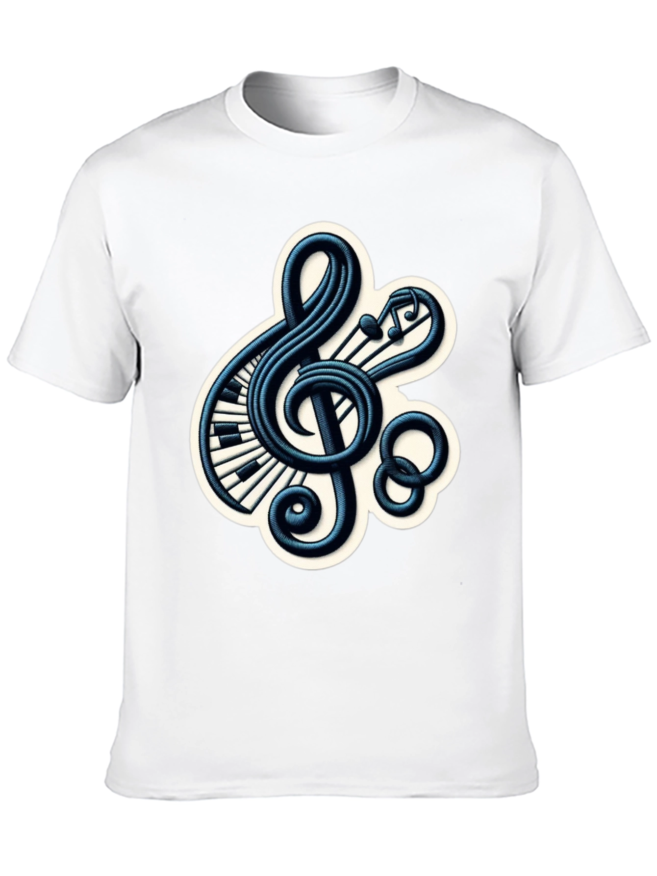Musical Treble Clef Graphic Tee