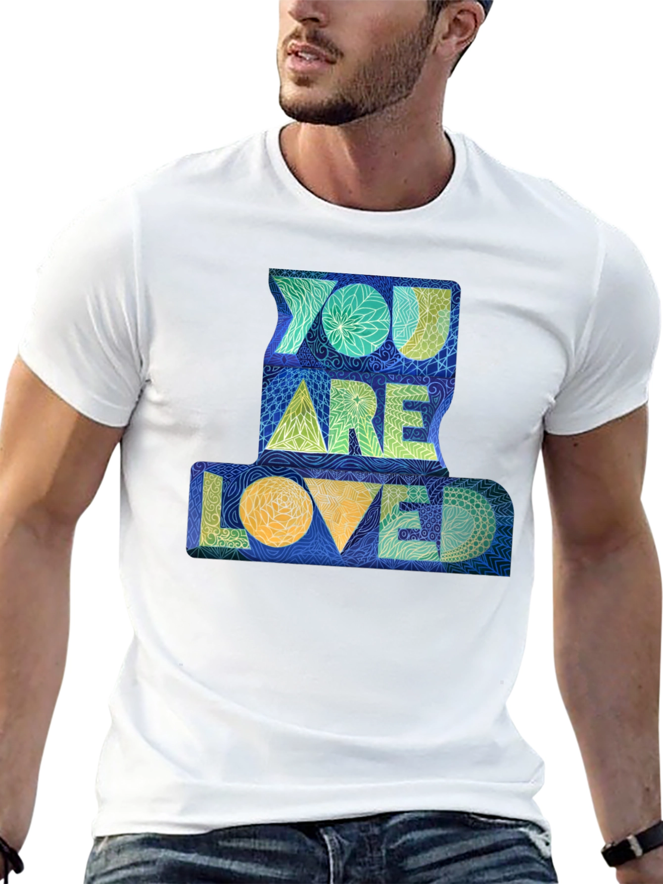 You Are Loved Graphic Tee - Black Unisex T-Shirt