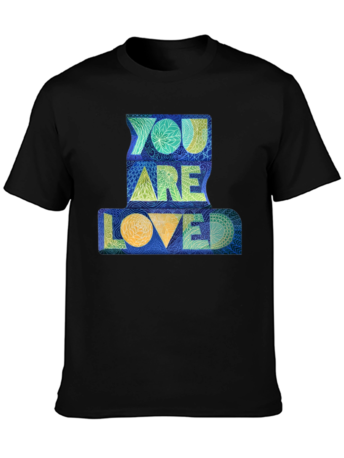 You Are Loved Graphic Tee - Black Unisex T-Shirt