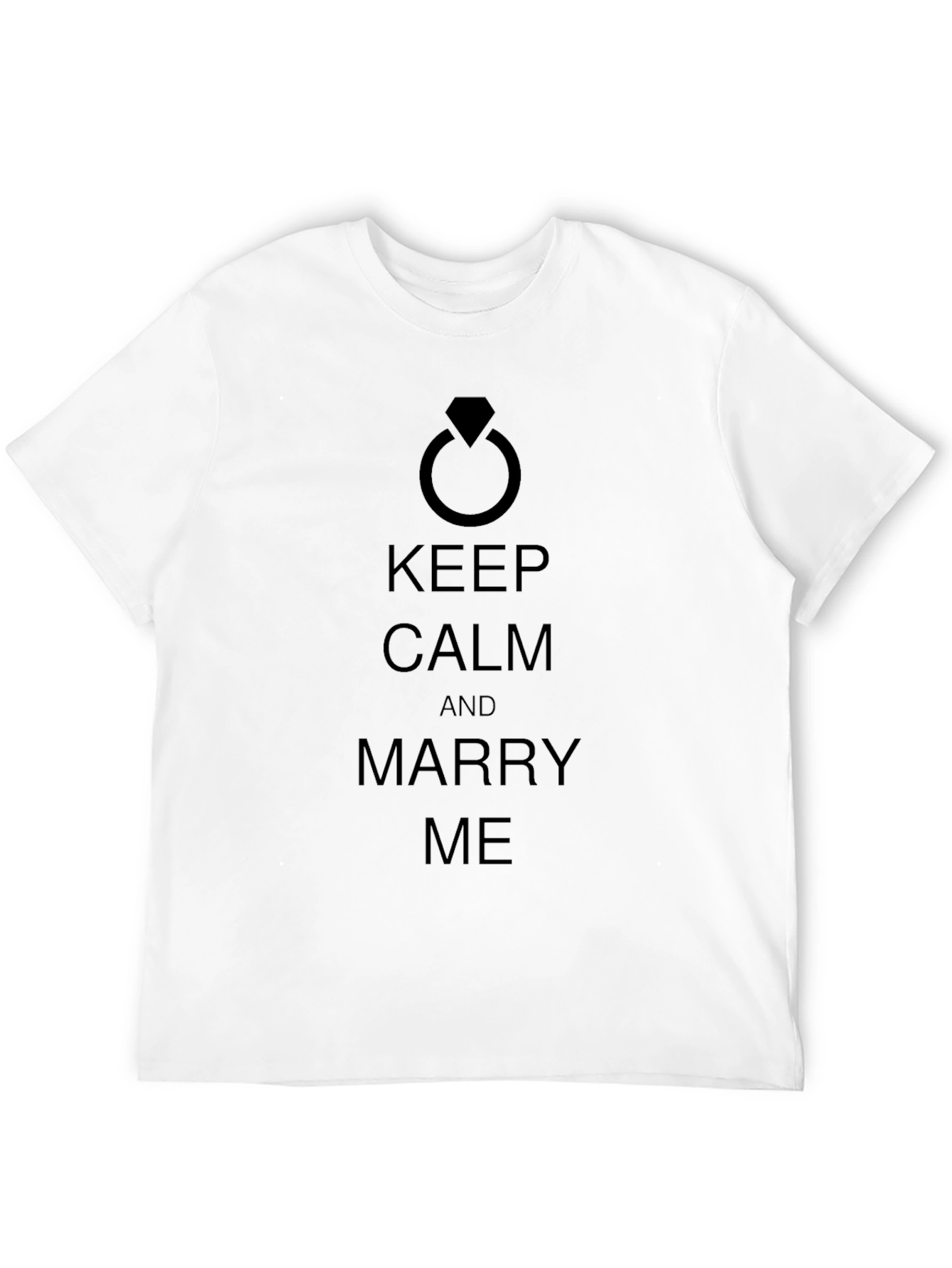 Marry Me T-Shirt - Keep Calm Proposal Tee