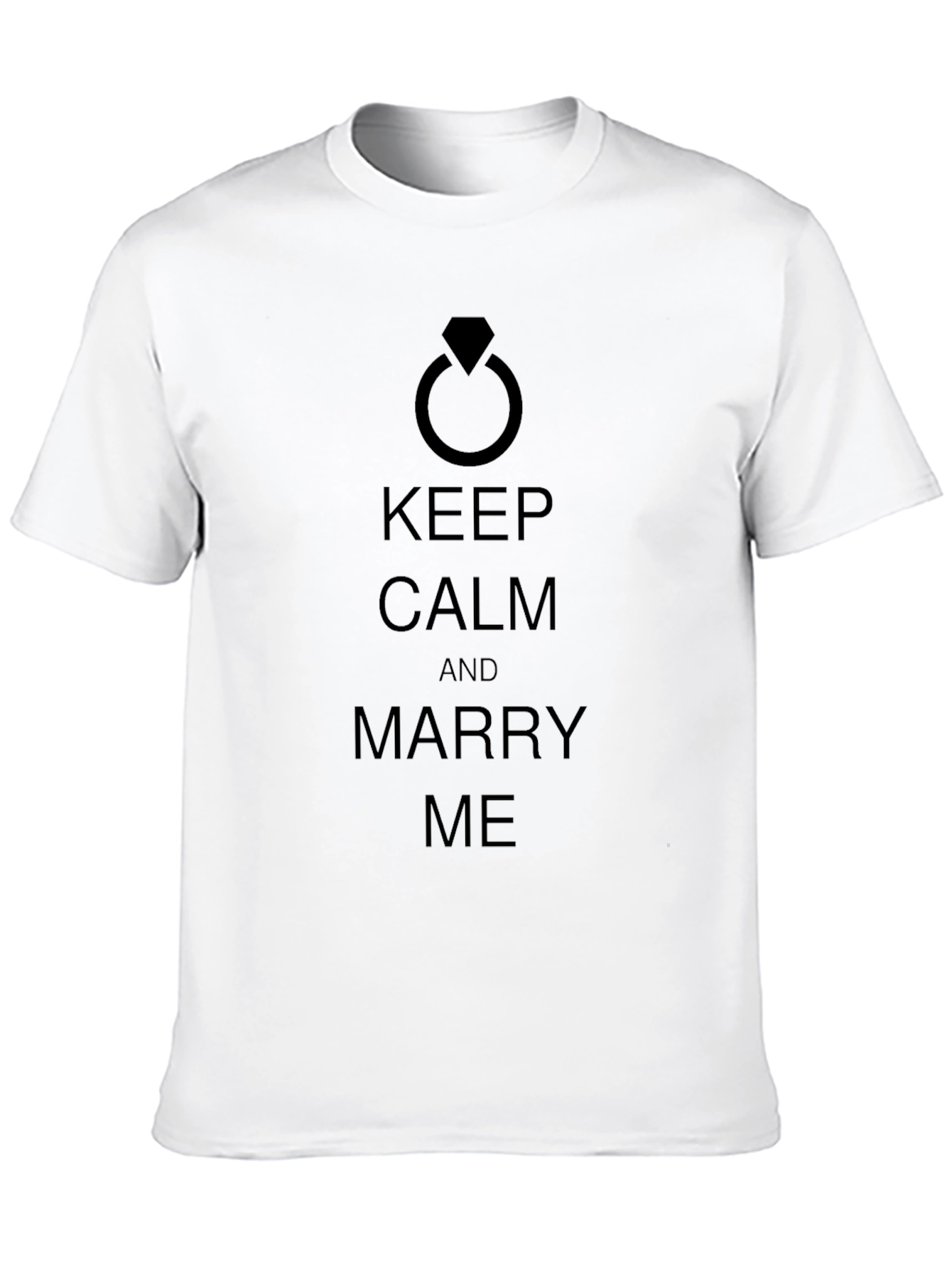 Marry Me T-Shirt - Keep Calm Proposal Tee