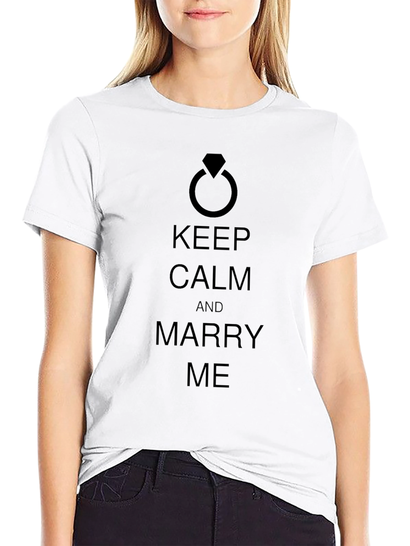 Marry Me T-Shirt - Keep Calm Proposal Tee