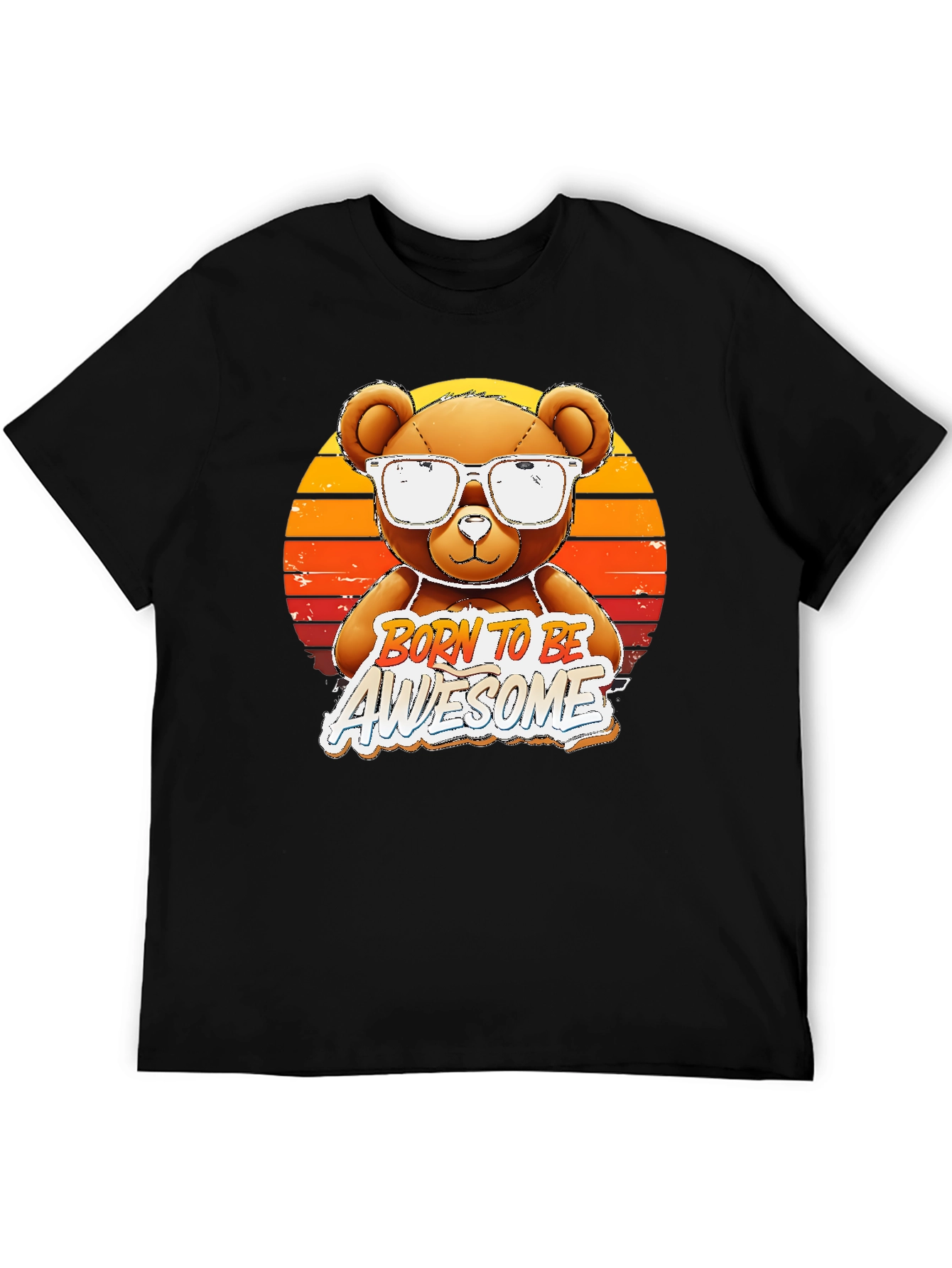 Born To Be Awesome Bear T-Shirt