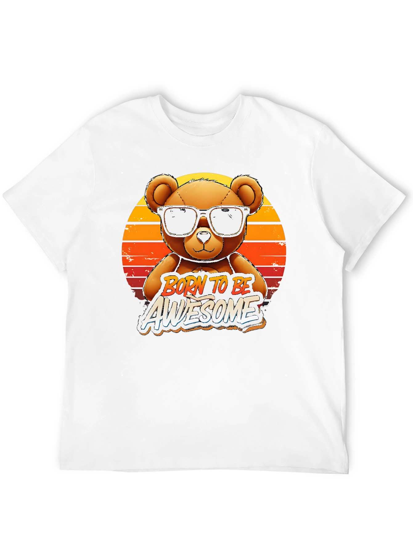 Born To Be Awesome Bear T-Shirt