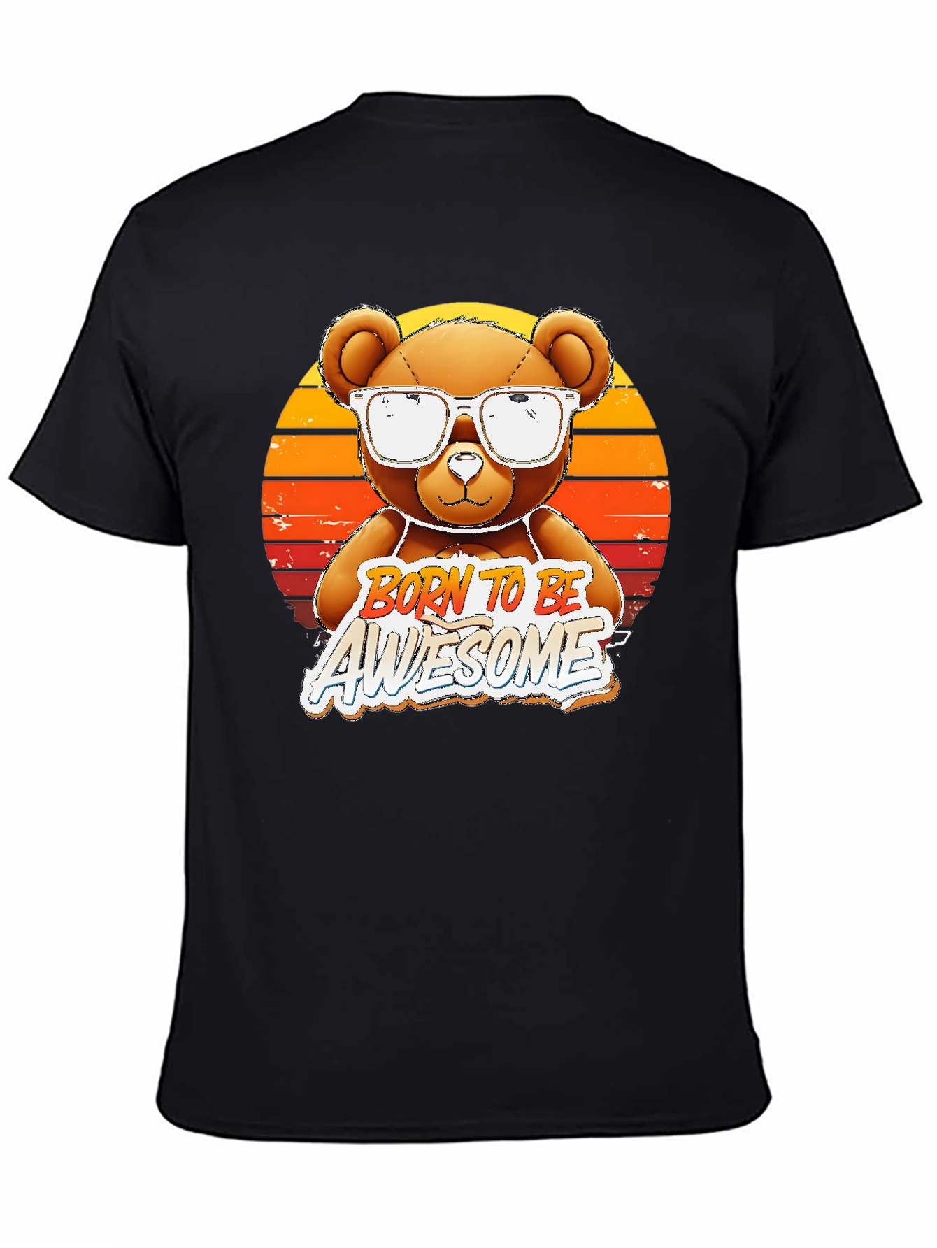 Born To Be Awesome Bear T-Shirt
