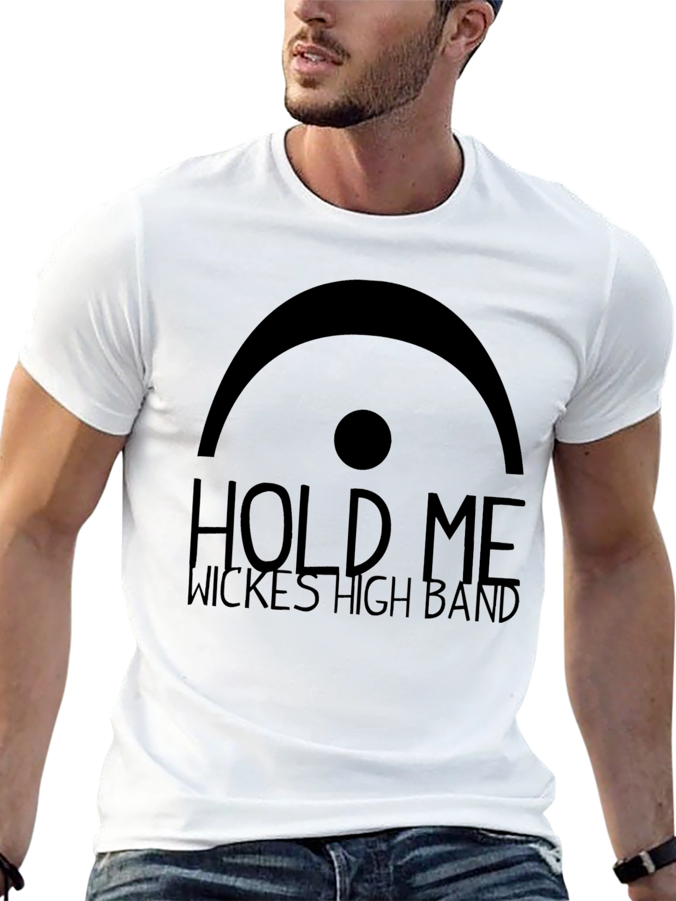 Hold Me Wickes High Band Black T-Shirt