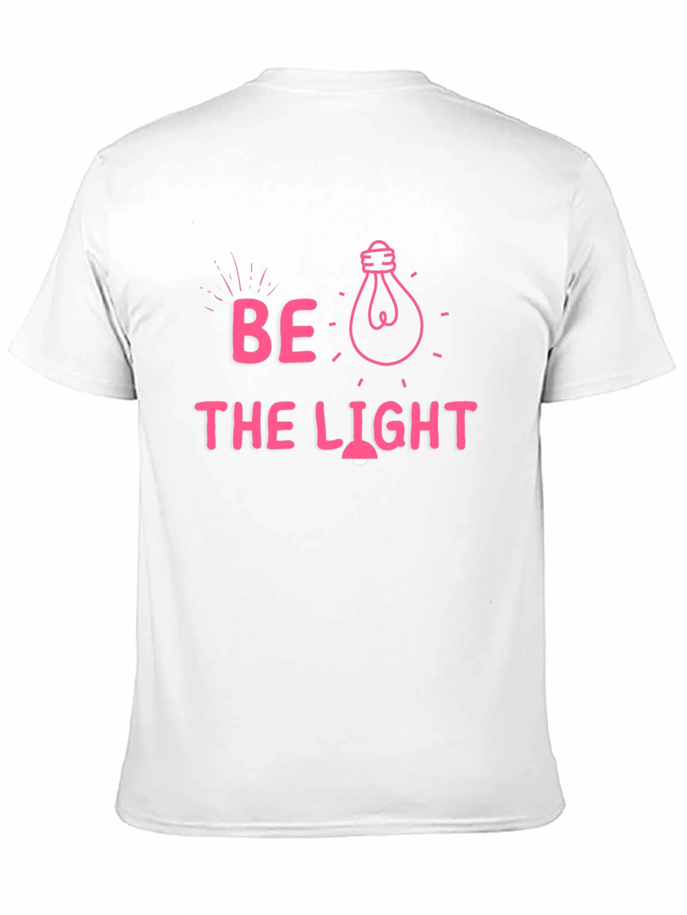 Be the Light Graphic Tee - Black Cotton T-Shirt