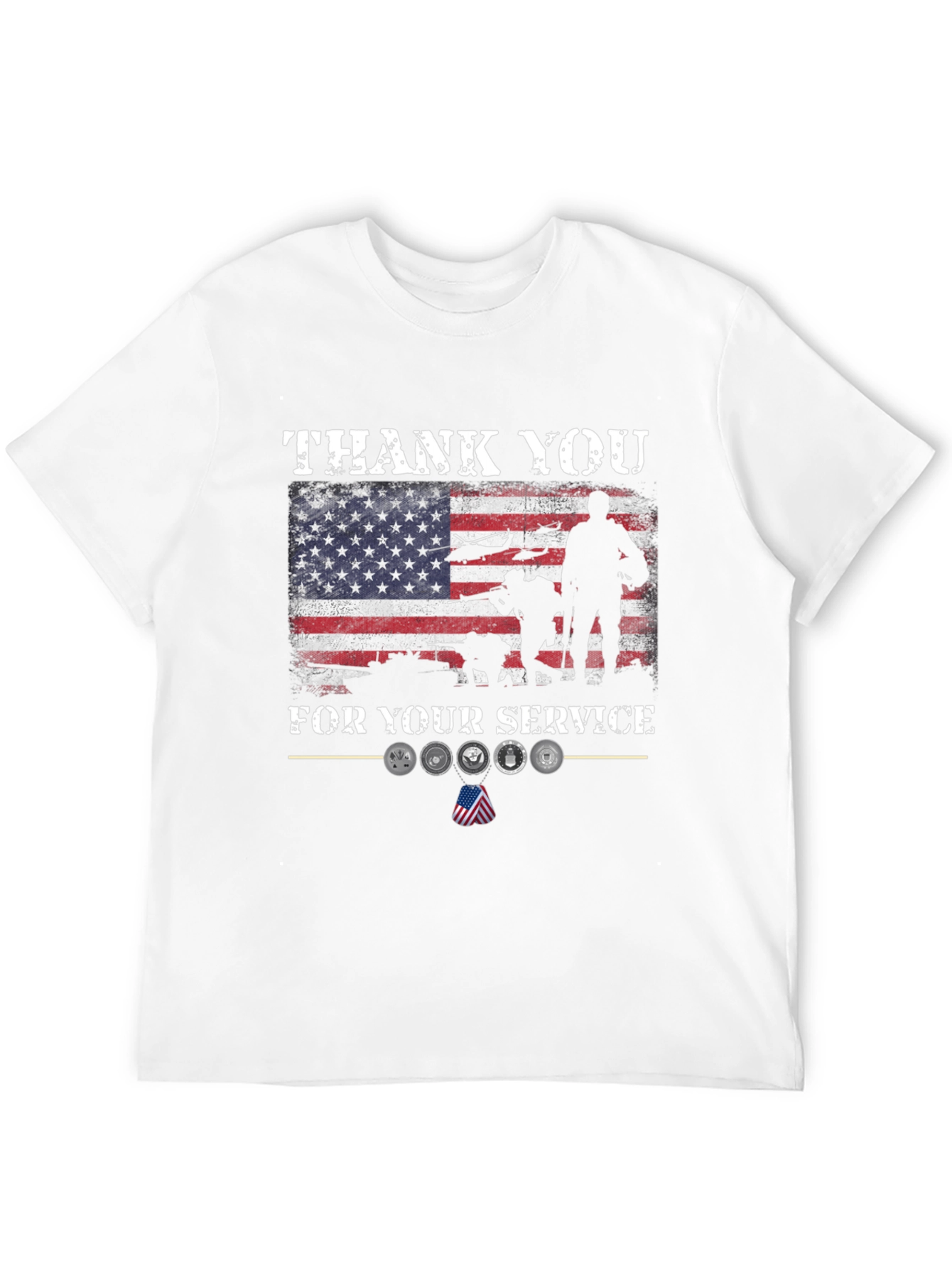 Thank You For Your Service Graphic T-Shirt