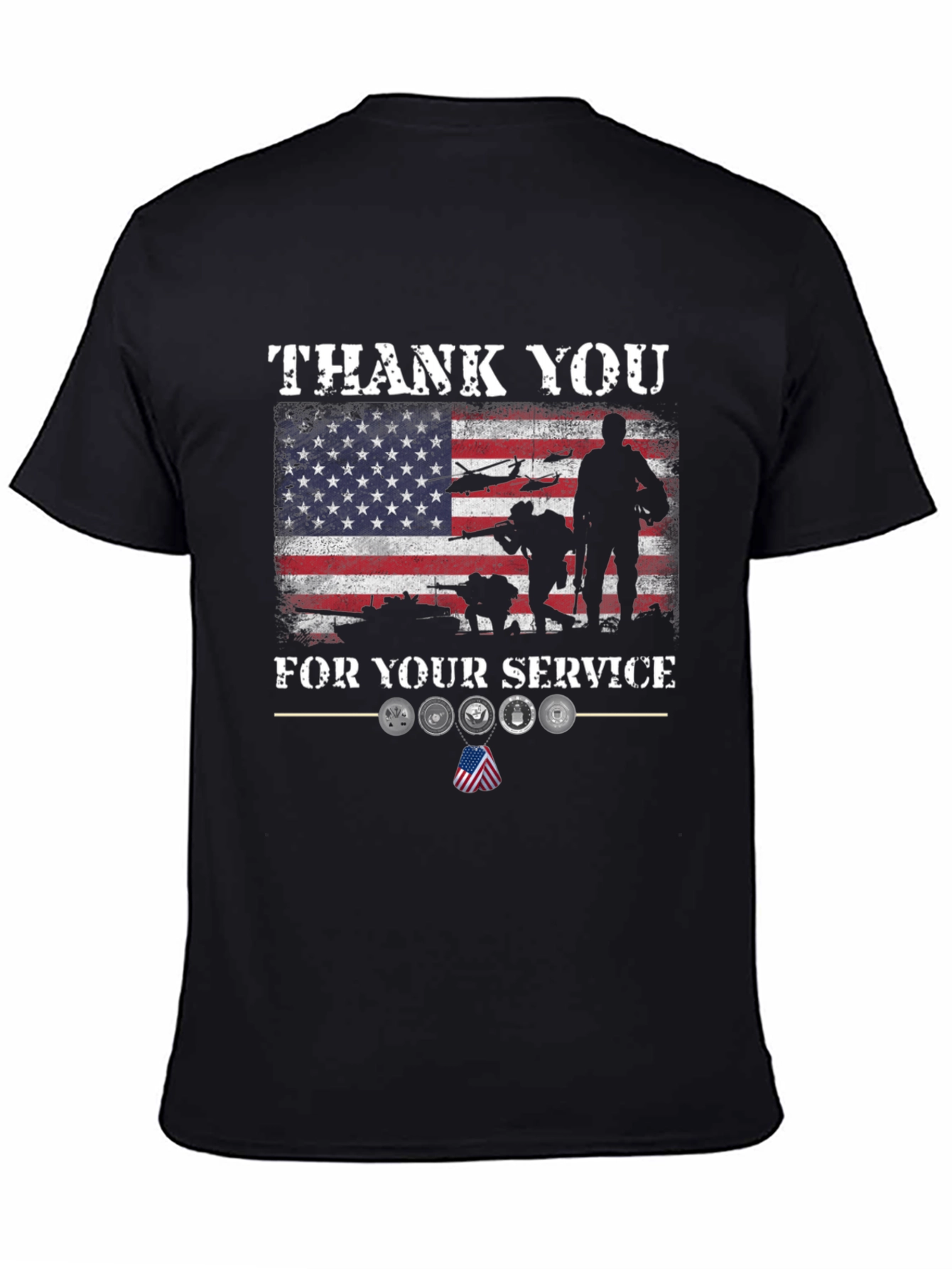 Thank You For Your Service Graphic T-Shirt