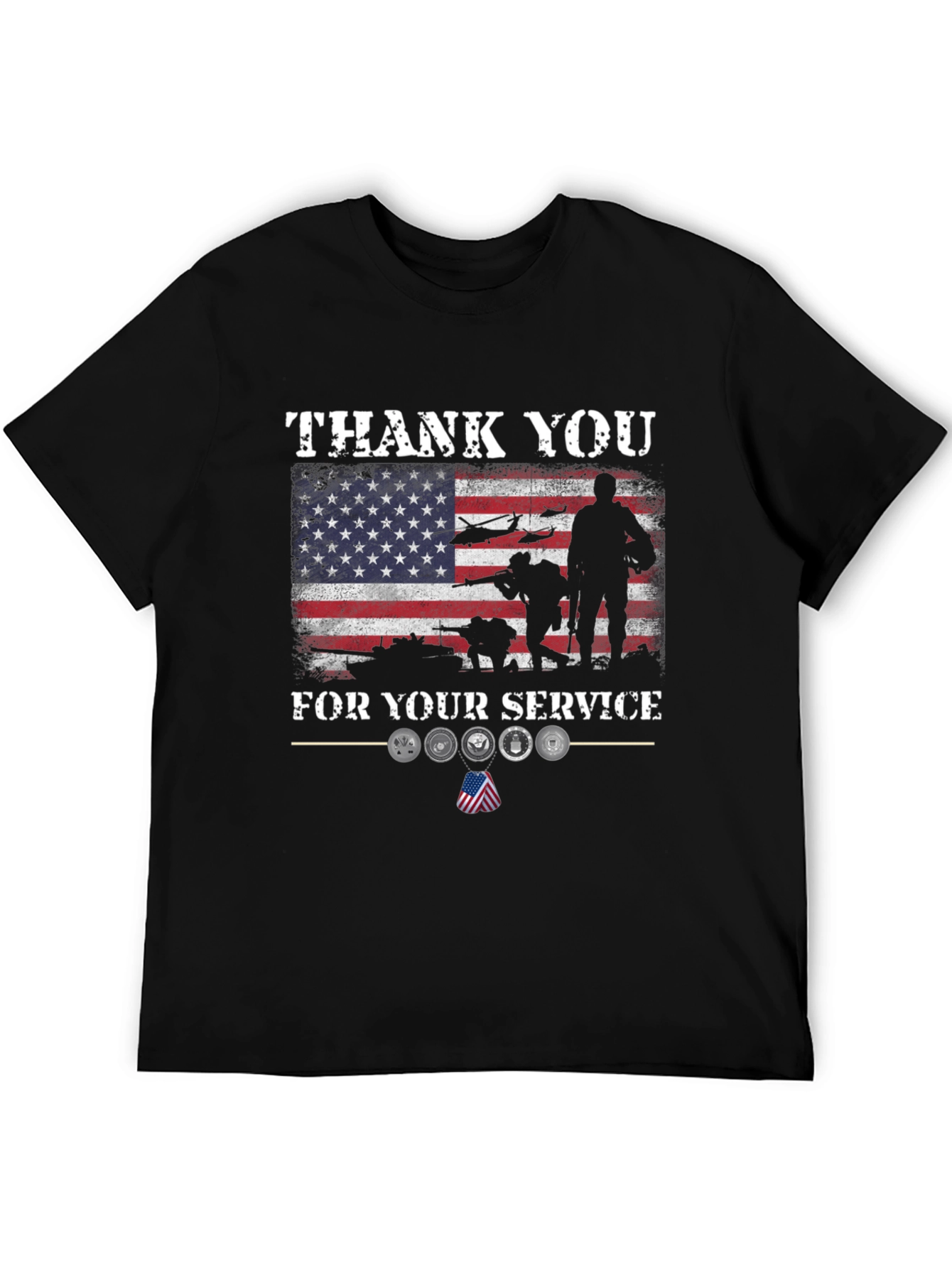 Thank You For Your Service Graphic T-Shirt