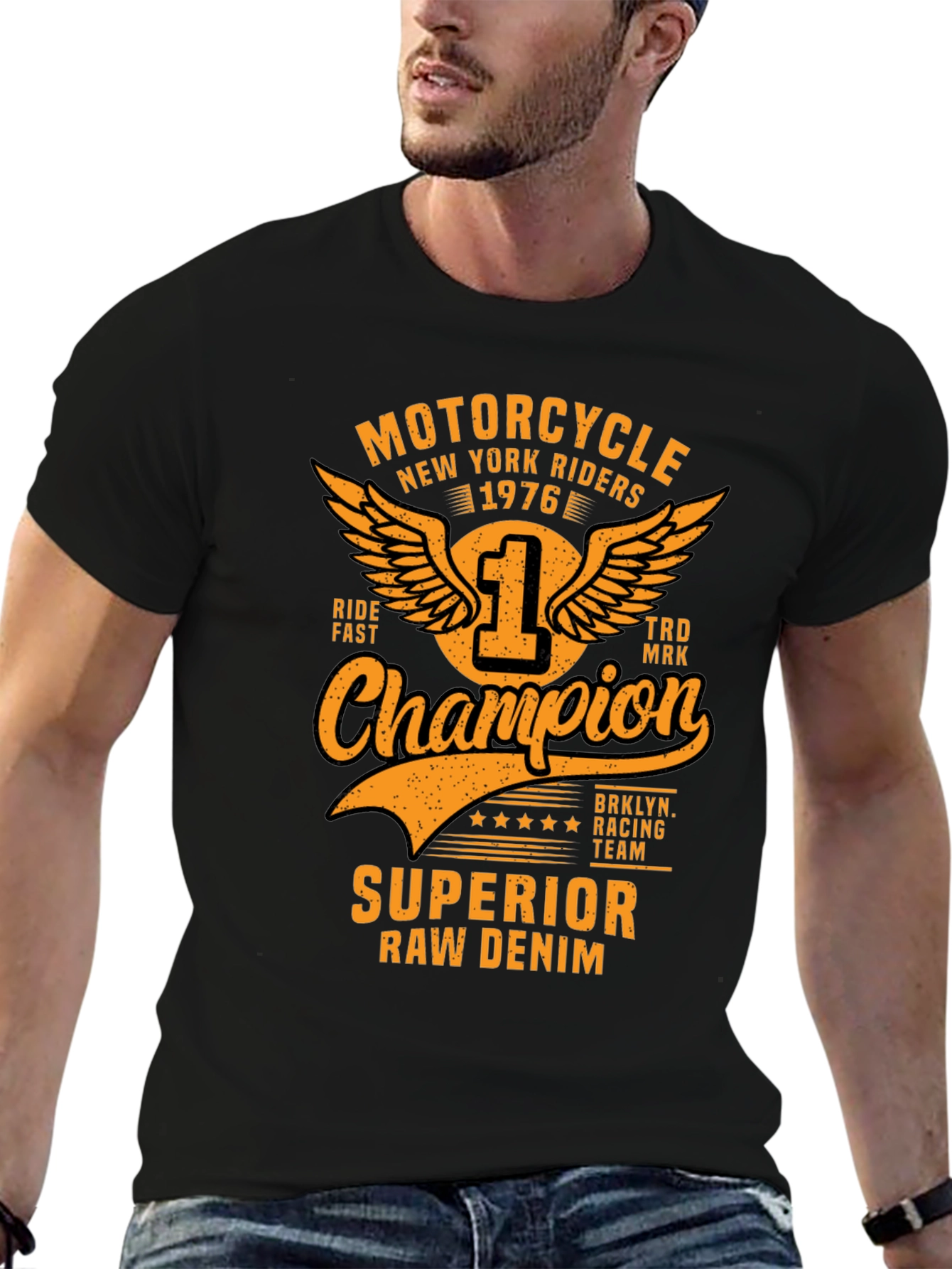 Motorcycle New York Riders Champion T-Shirt