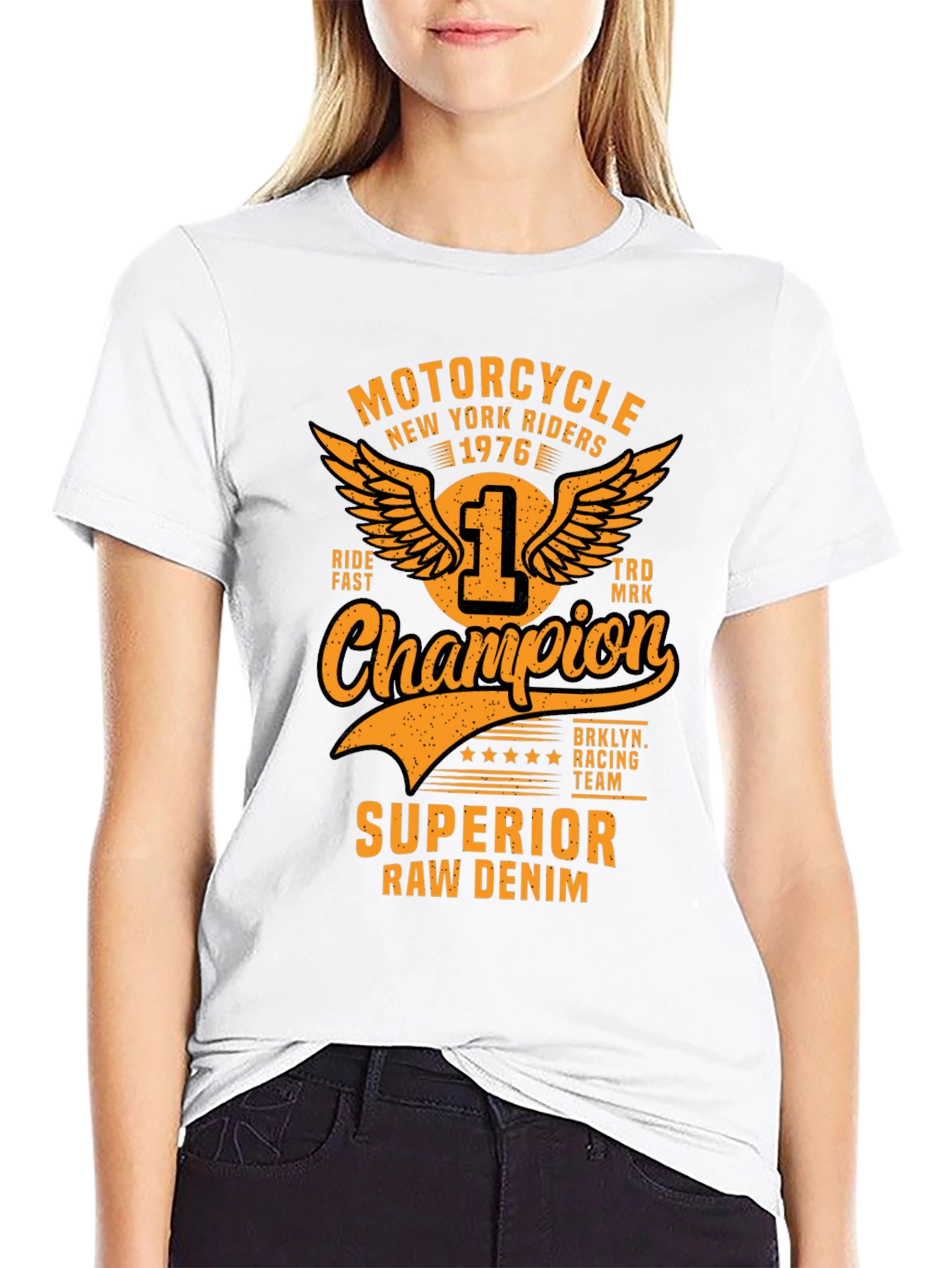 Motorcycle New York Riders Champion T-Shirt