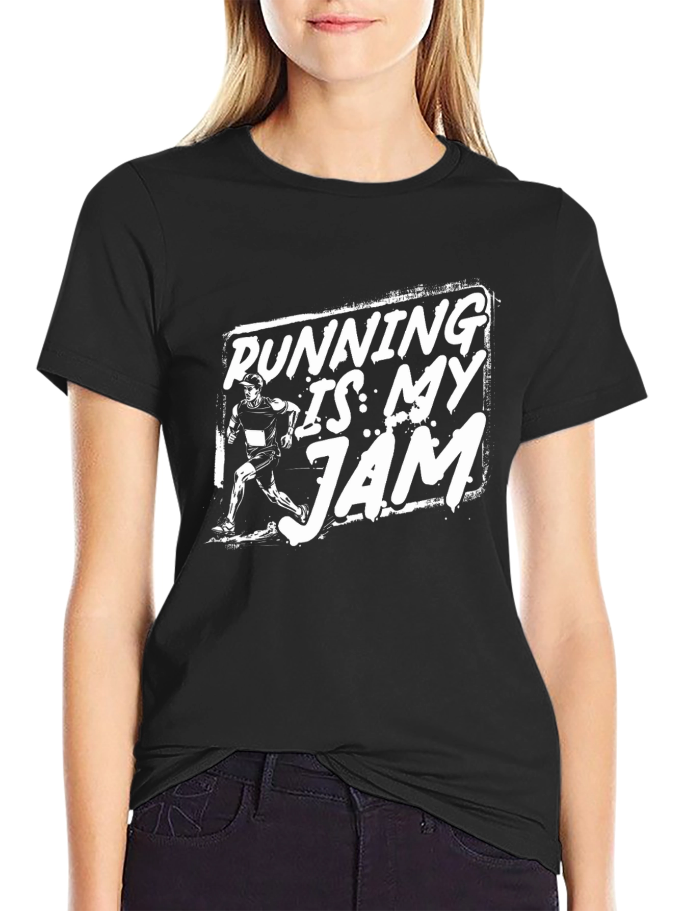 Running is My Jam Graphic Tee