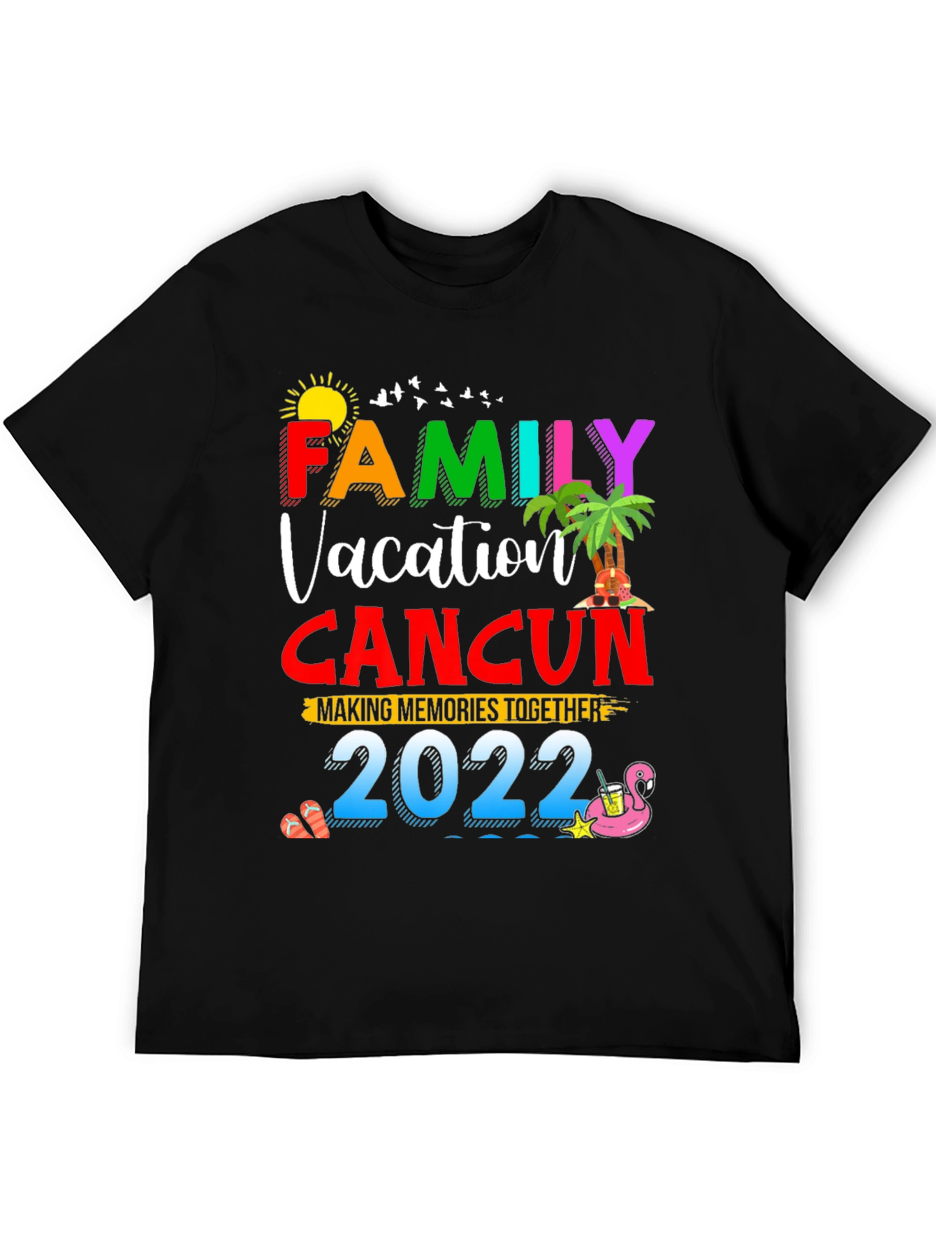 Family Vacation Cancun 2022 Graphic Tee