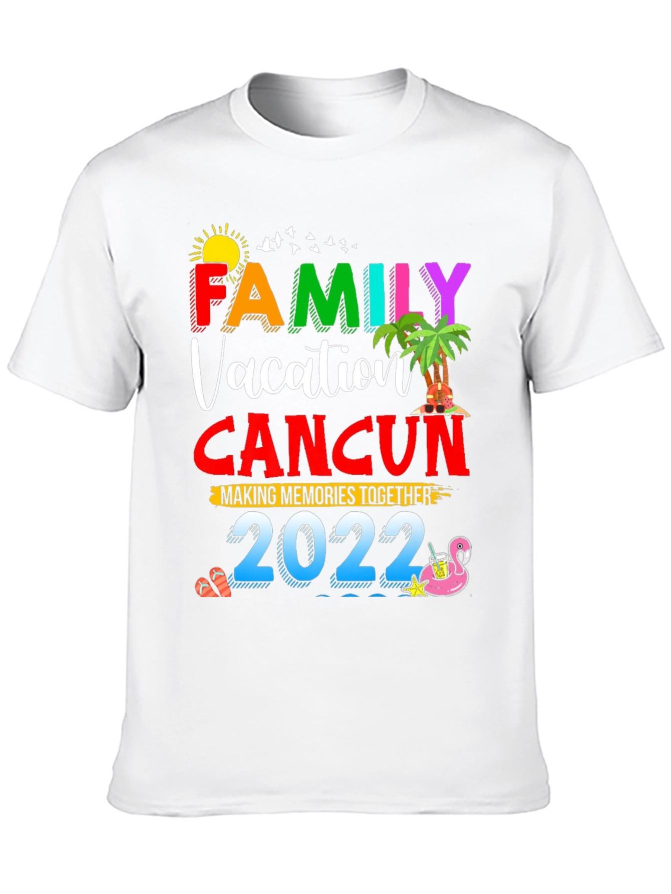 Family Vacation Cancun 2022 Graphic Tee