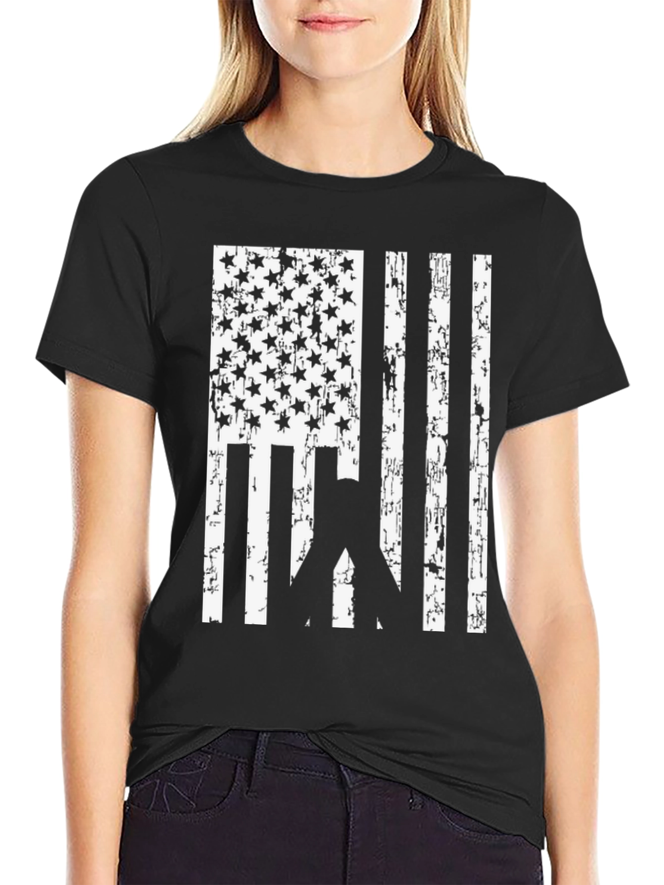 Distressed American Flag T-Shirt