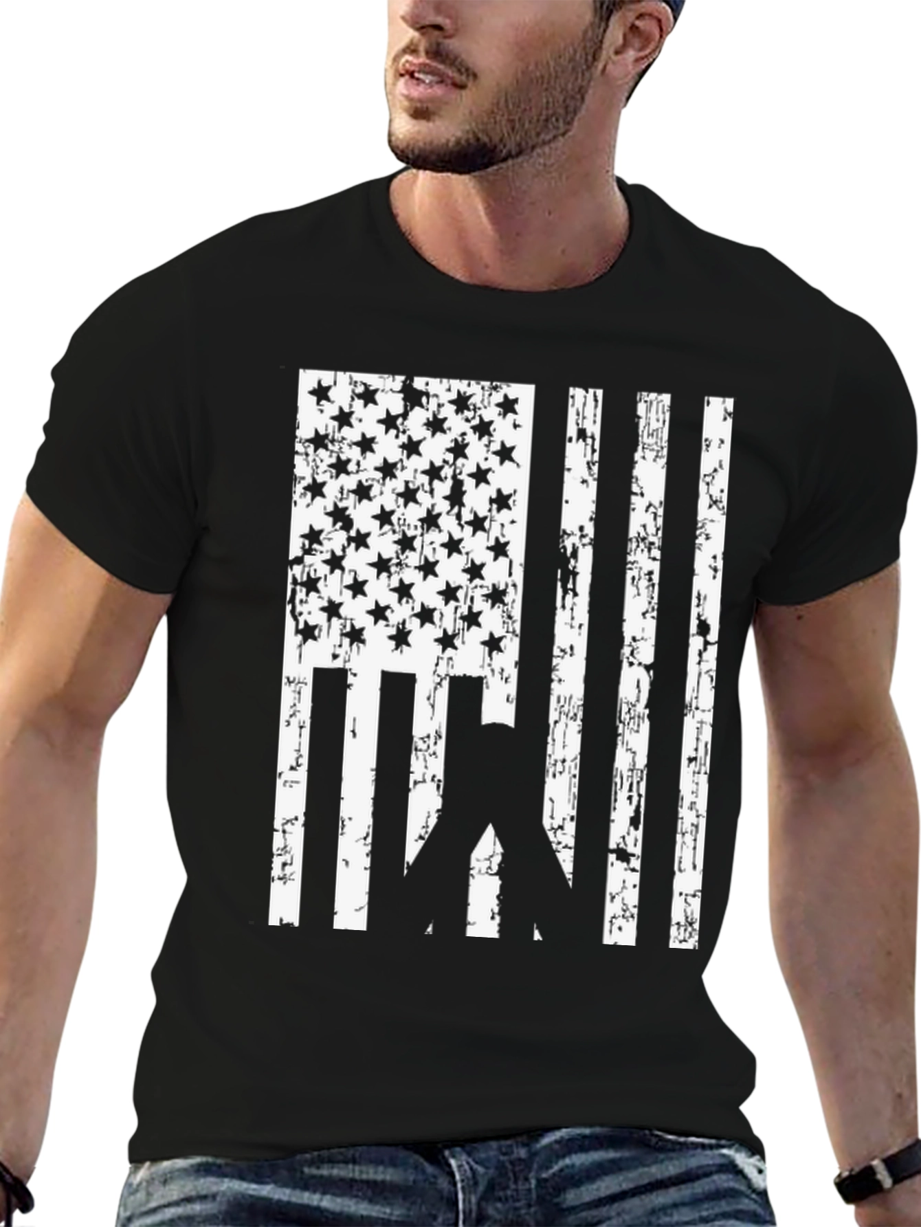 Distressed American Flag T-Shirt