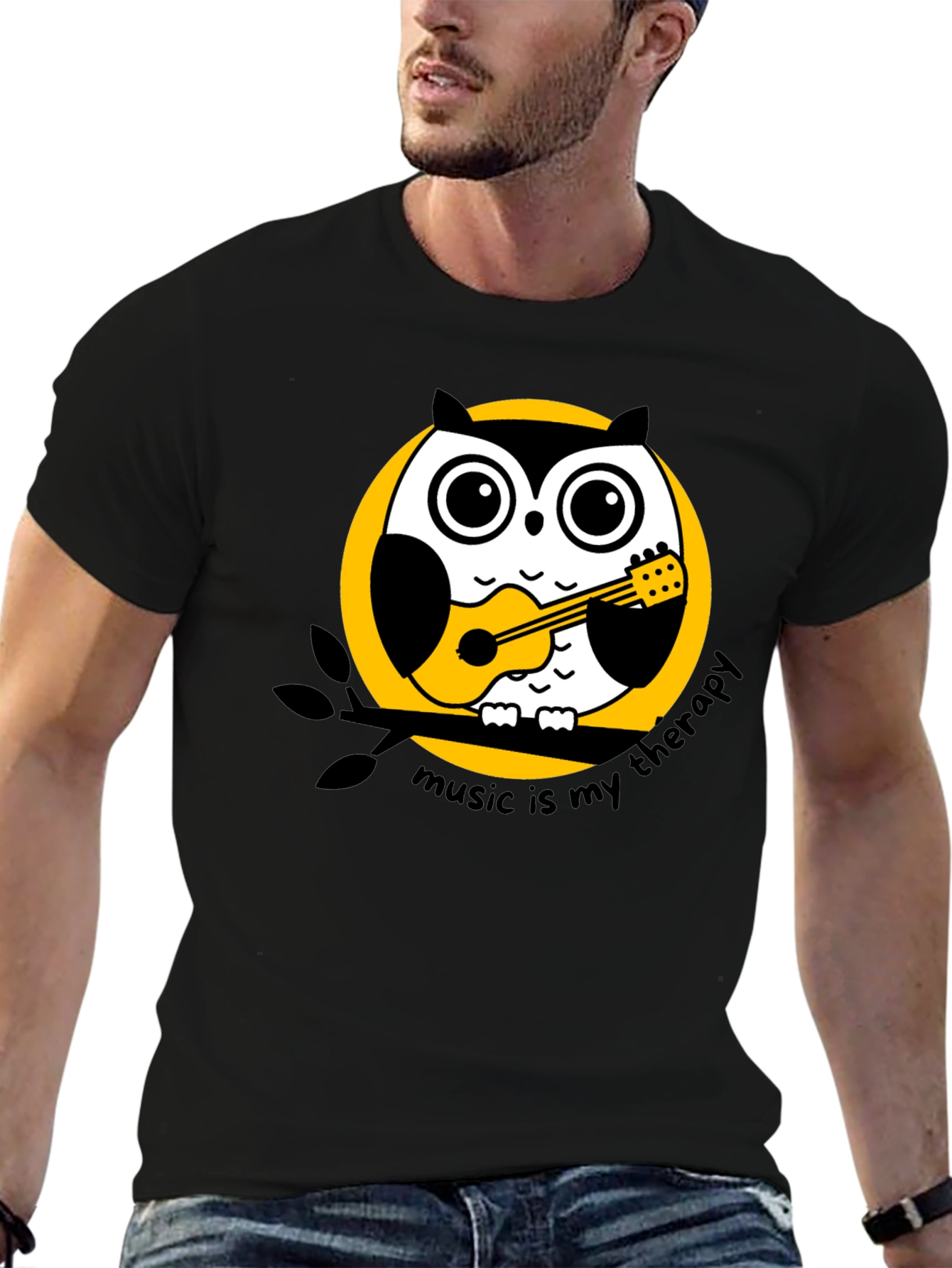 Music Therapy Owl T-Shirt