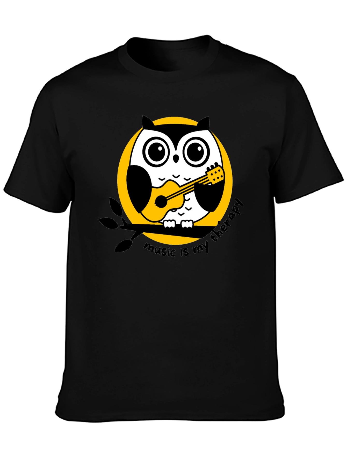 Music Therapy Owl T-Shirt