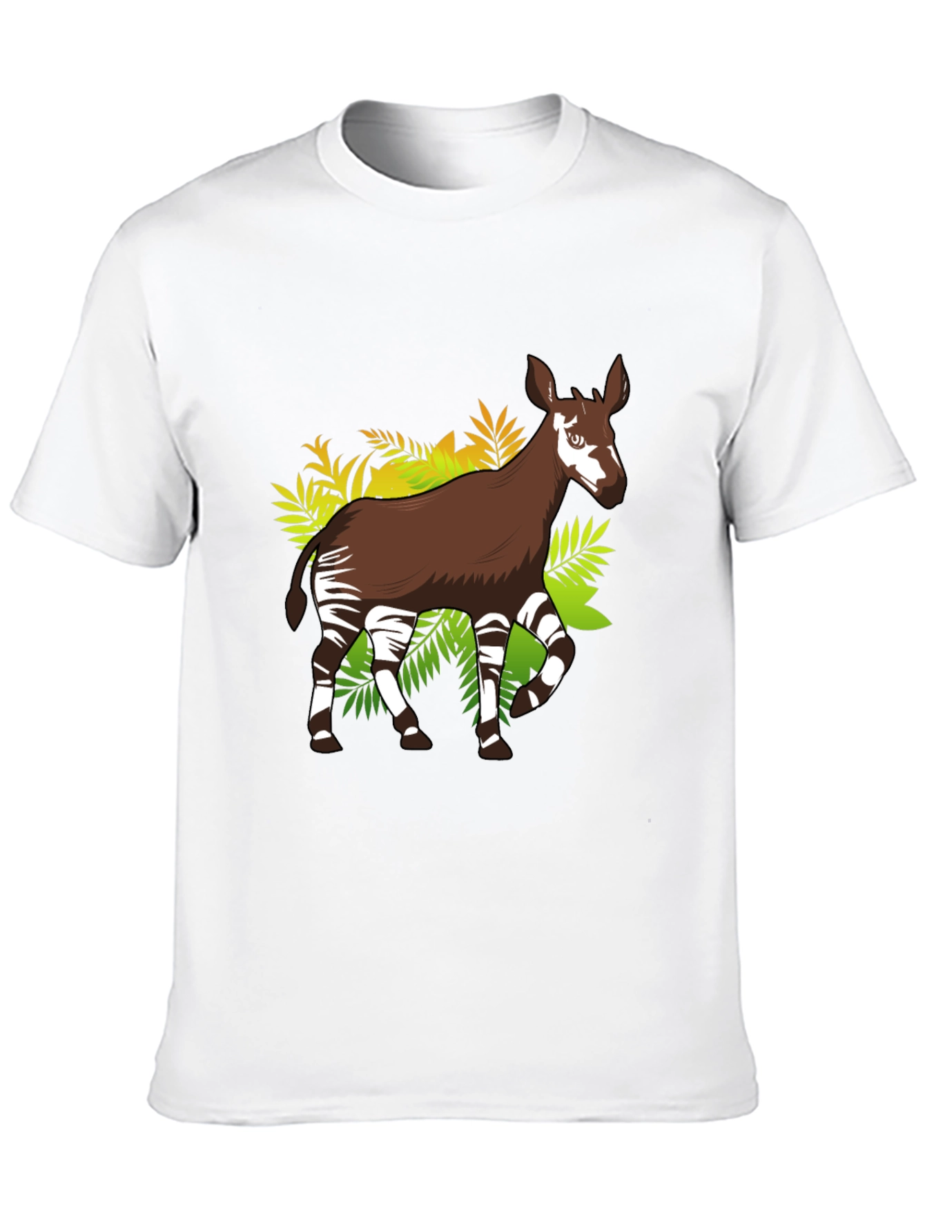 Okapi Graphic Tee - Unique Animal Print