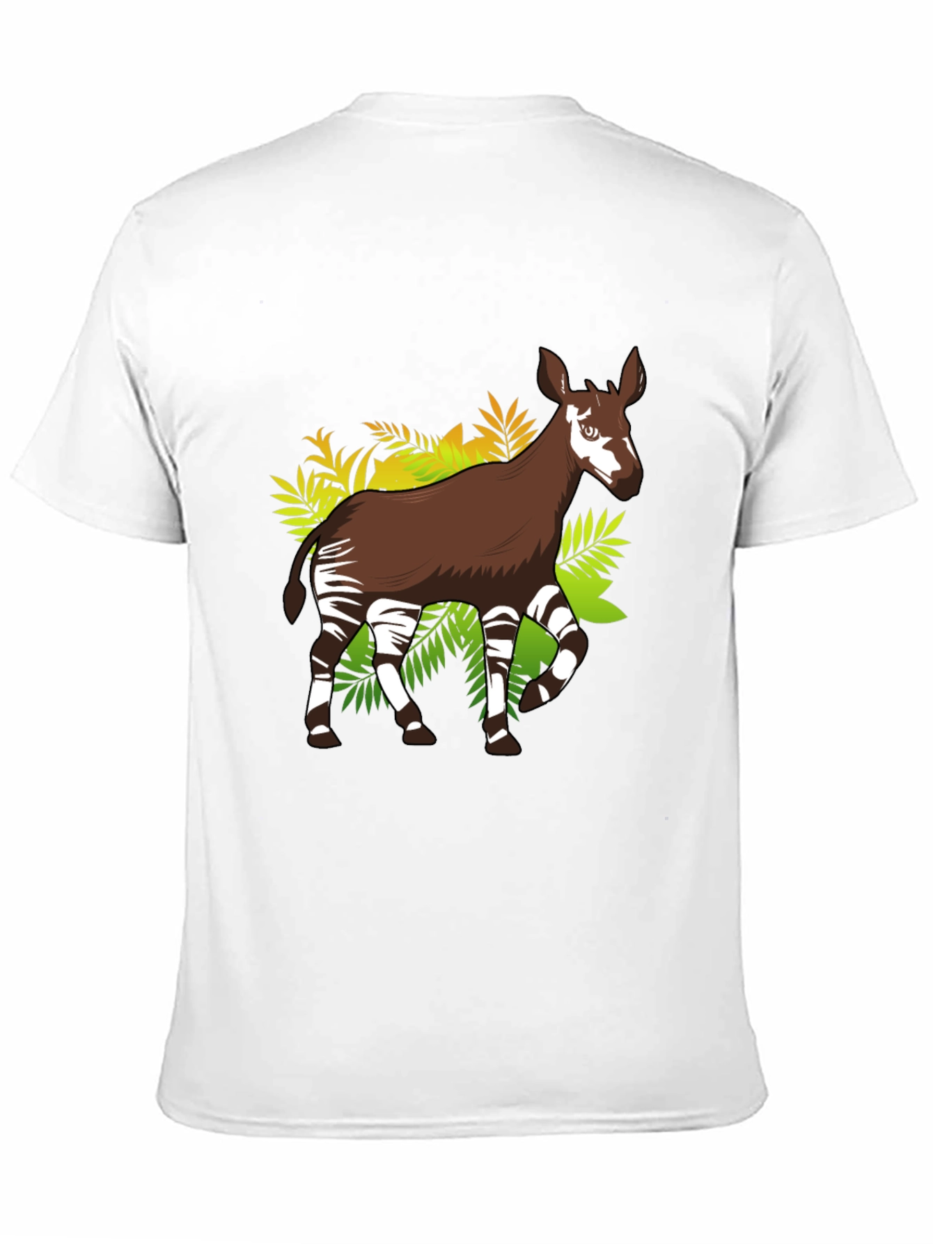 Okapi Graphic Tee - Unique Animal Print