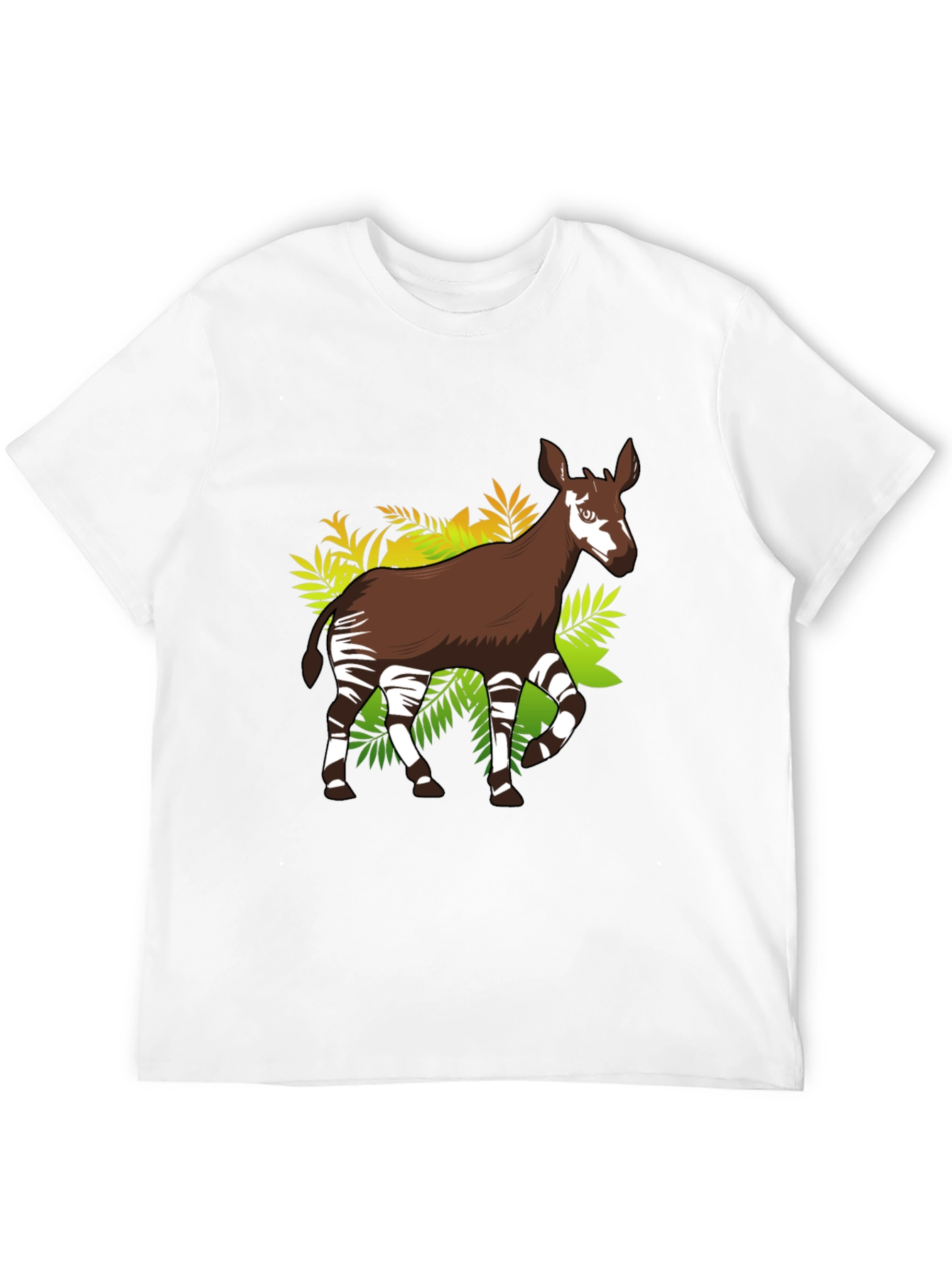Okapi Graphic Tee - Unique Animal Print