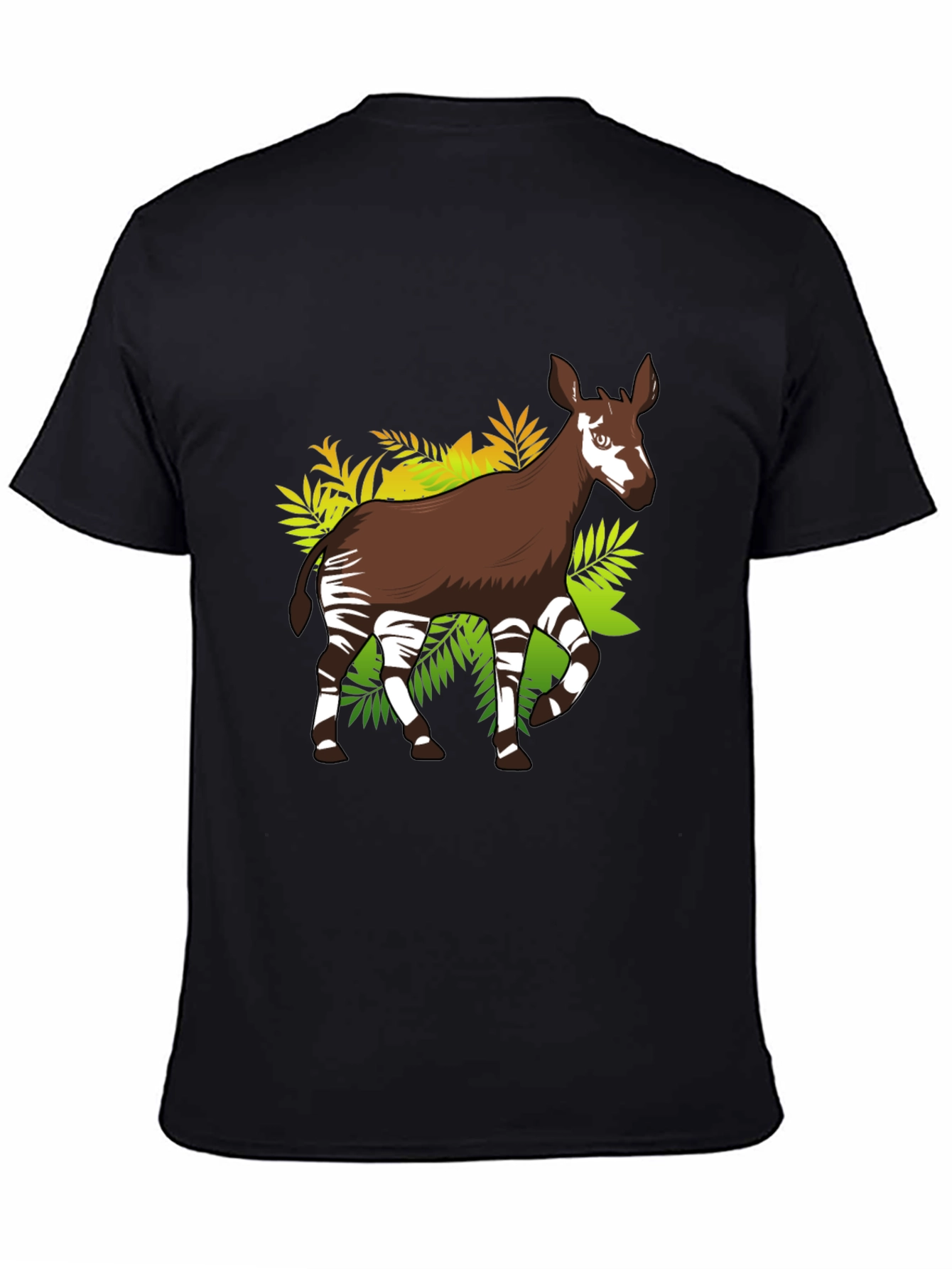 Okapi Graphic Tee - Unique Animal Print