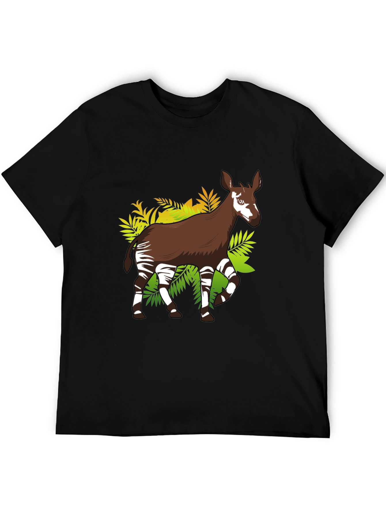 Okapi Graphic Tee - Unique Animal Print