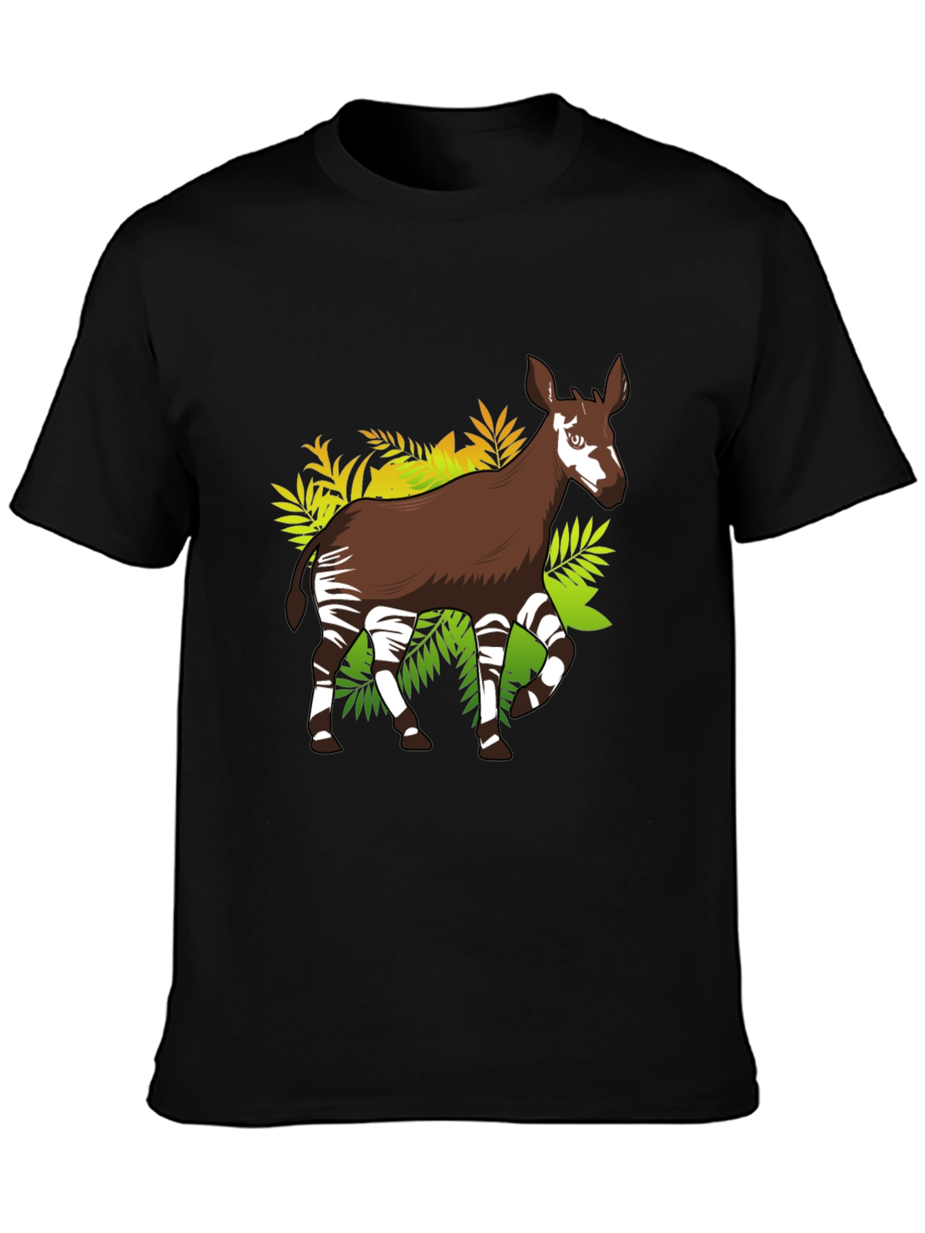 Okapi Graphic Tee - Unique Animal Print