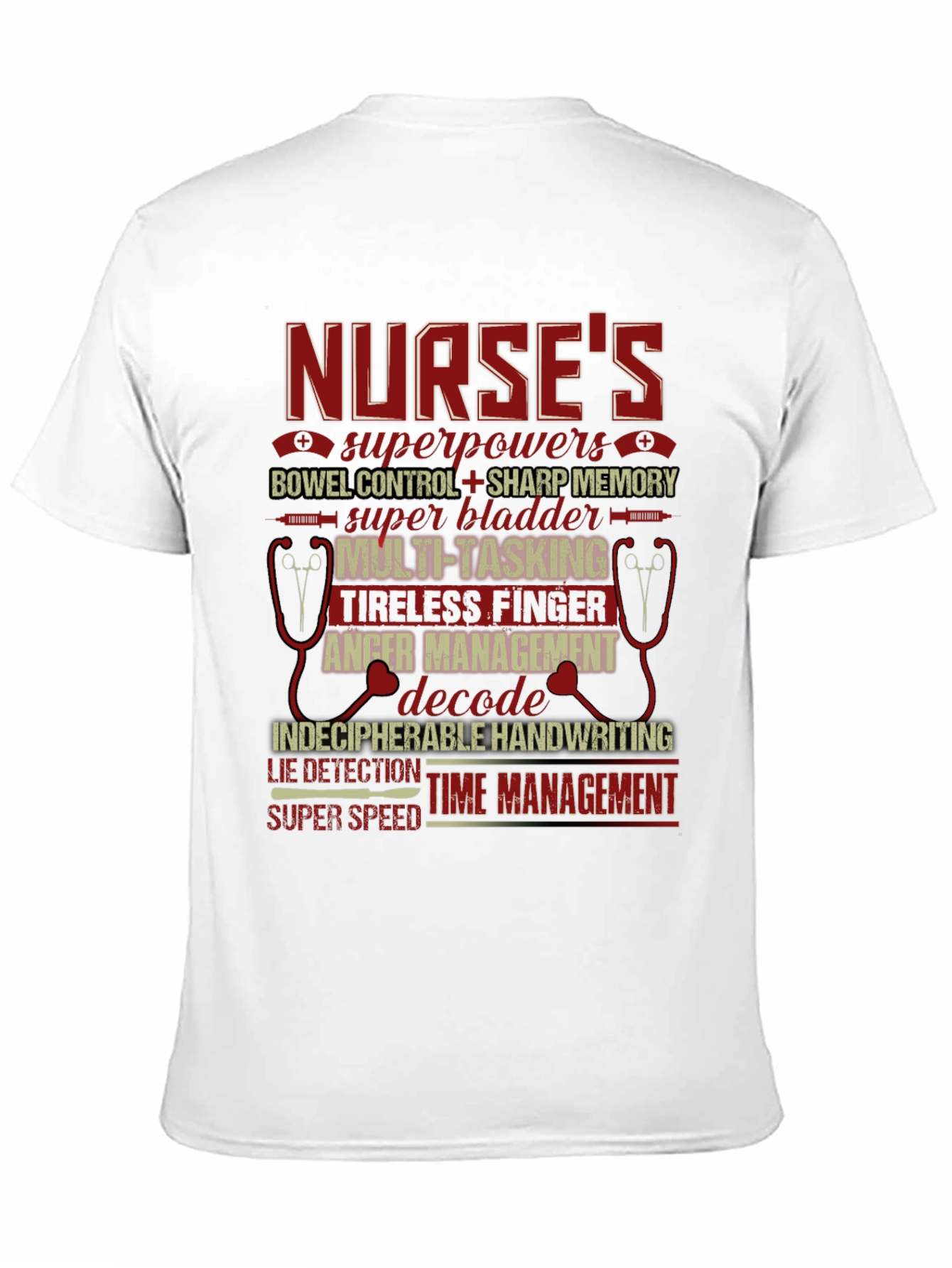 Nurse Superpowers Graphic Tee