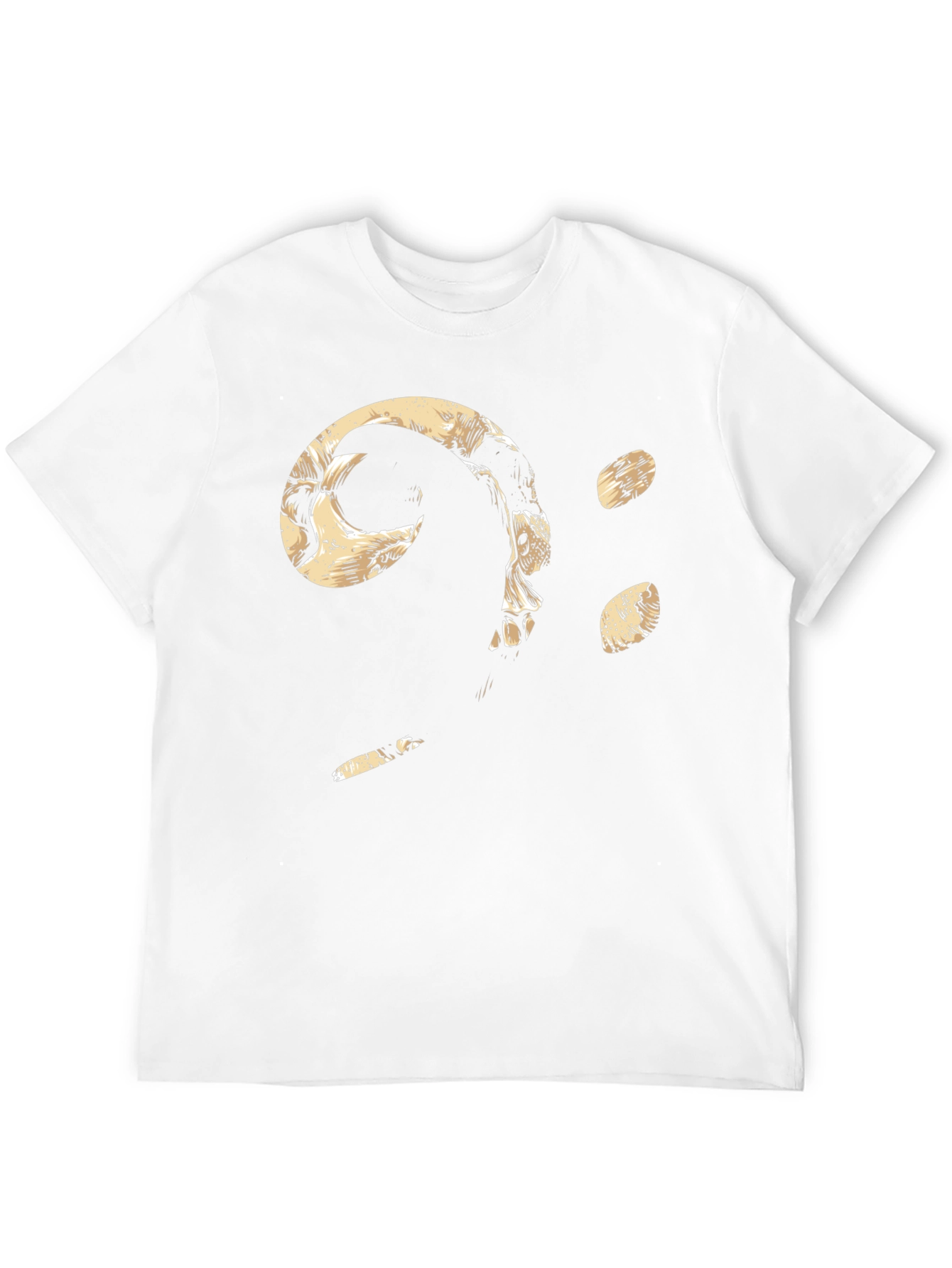 Skull Bass Clef T-Shirt - Musical Gothic Tee