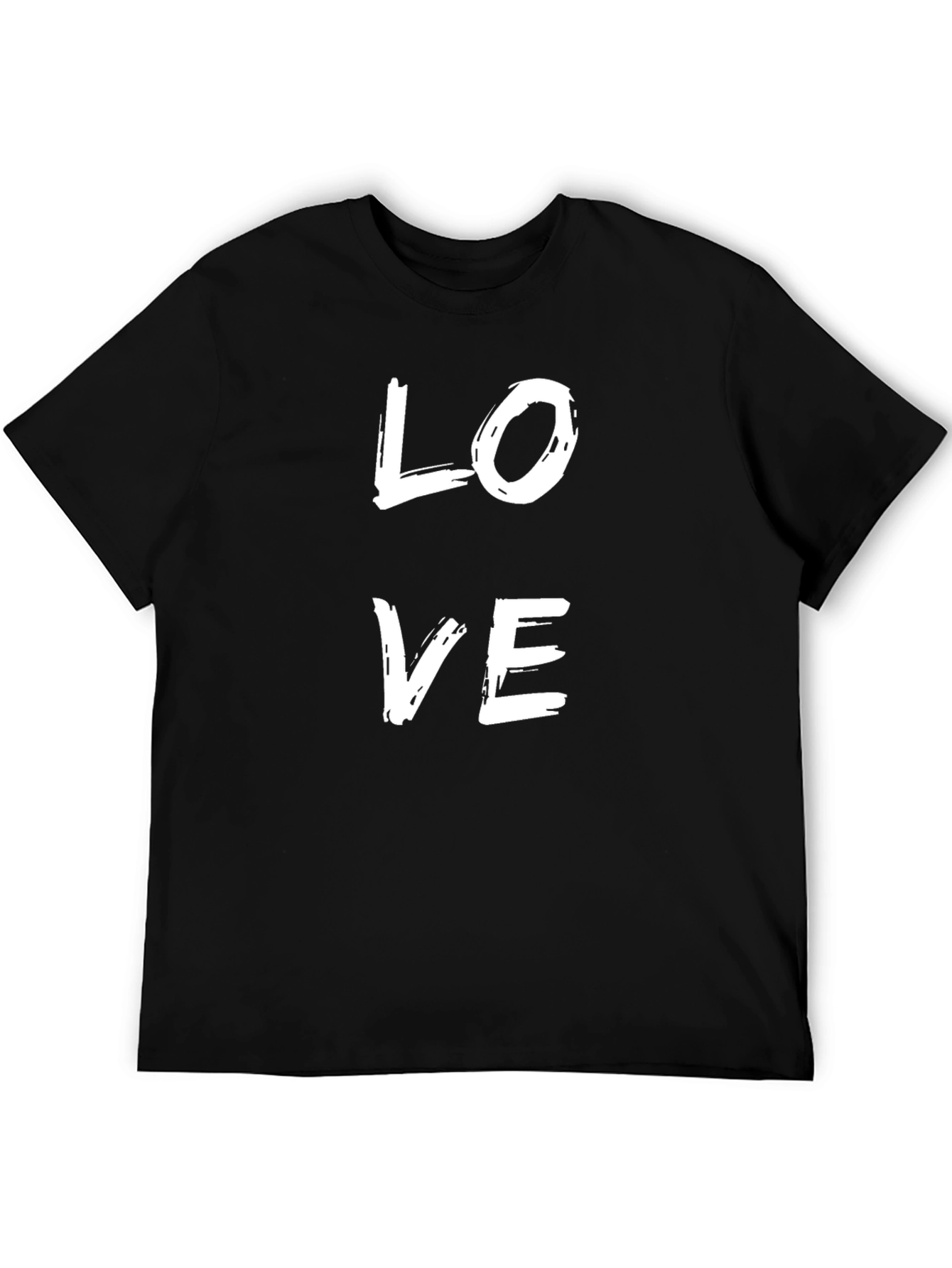 Love Graphic Tee - Stylish Black T-Shirt