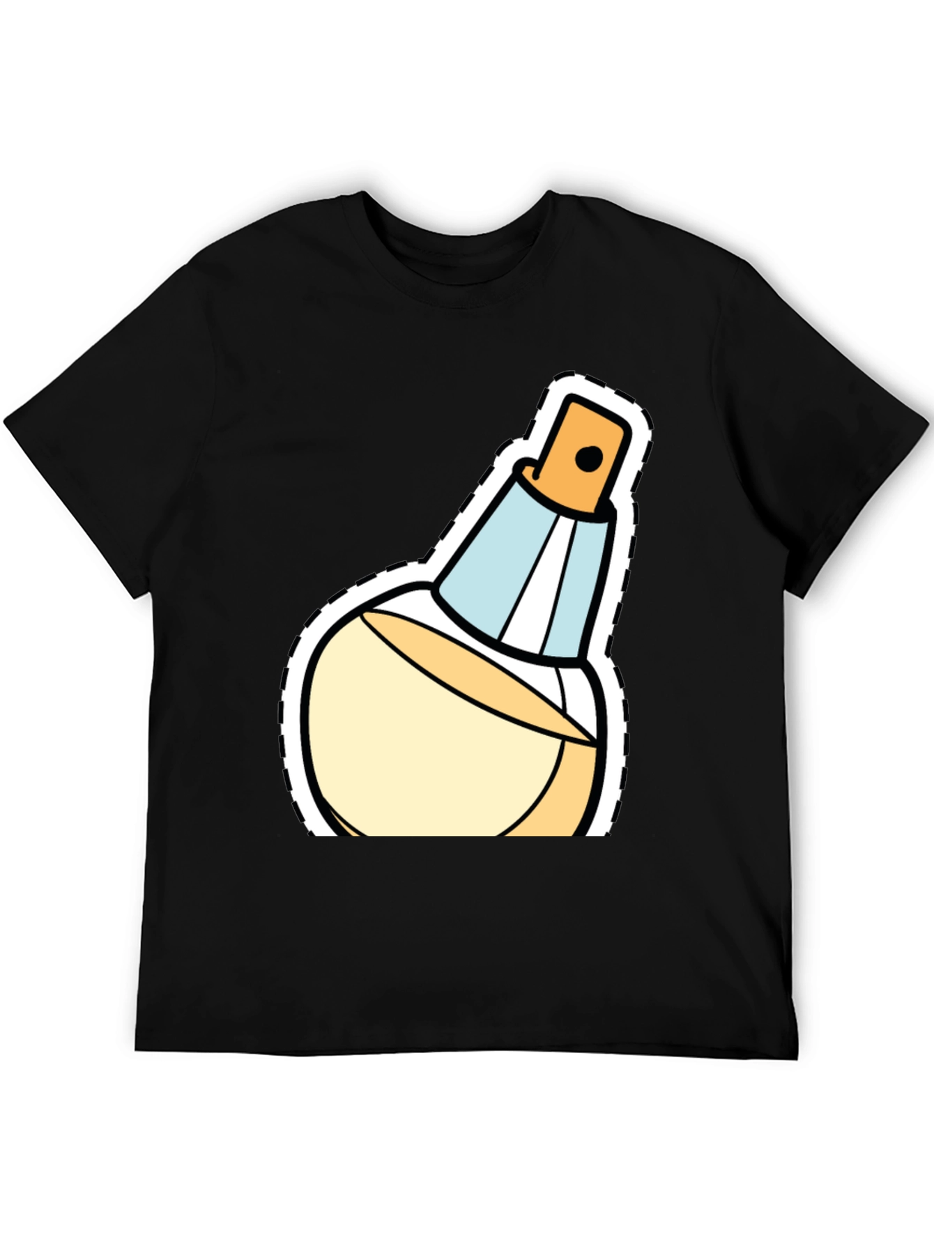 Stylish Perfume Bottle Graphic T-Shirt