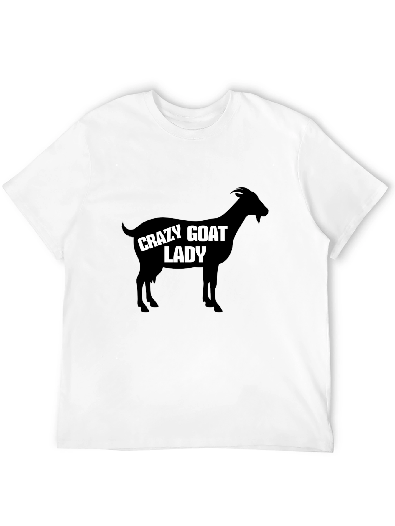 Crazy Goat Lady T-Shirt - Black Humor Tee