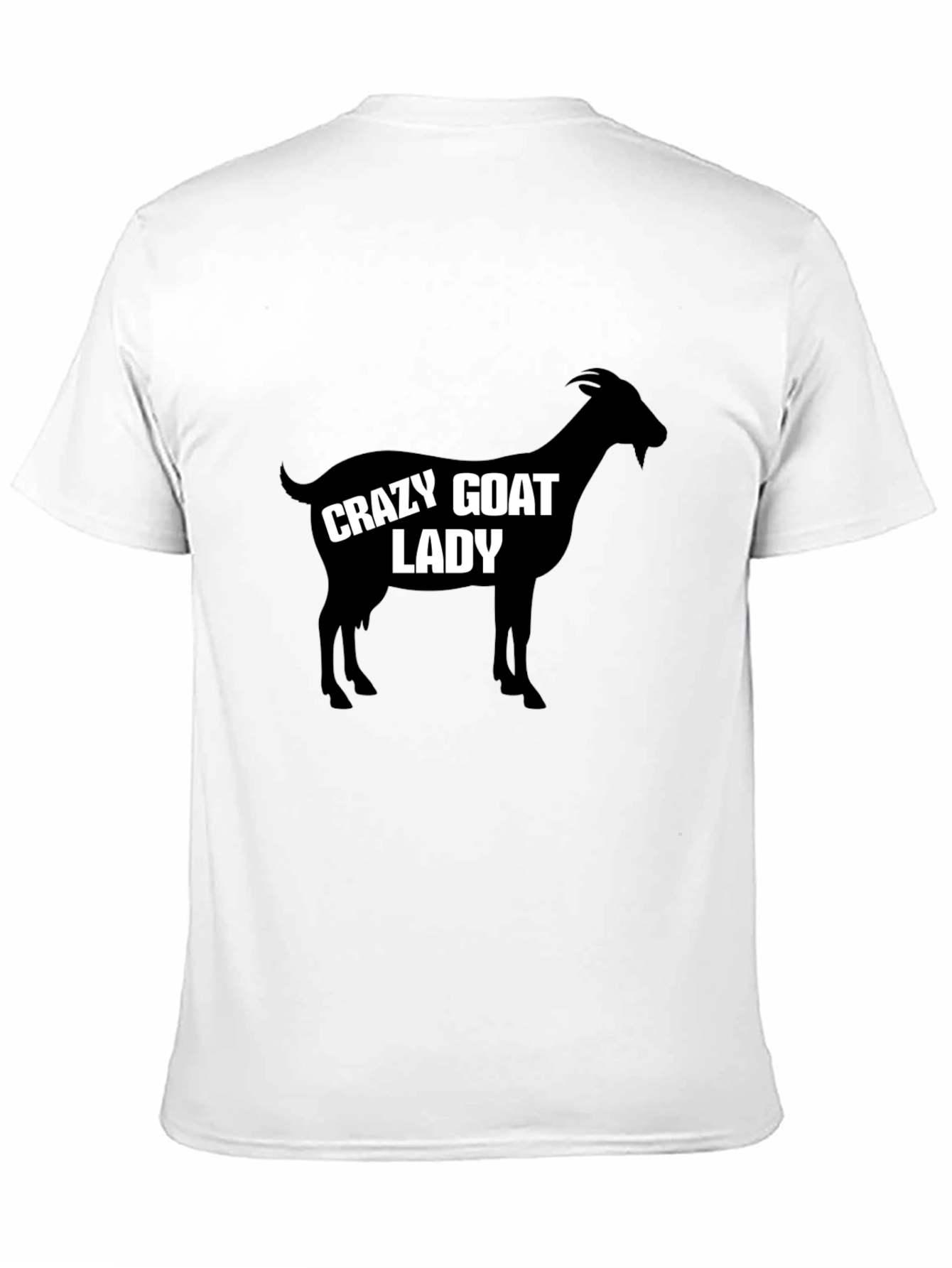 Crazy Goat Lady T-Shirt - Black Humor Tee