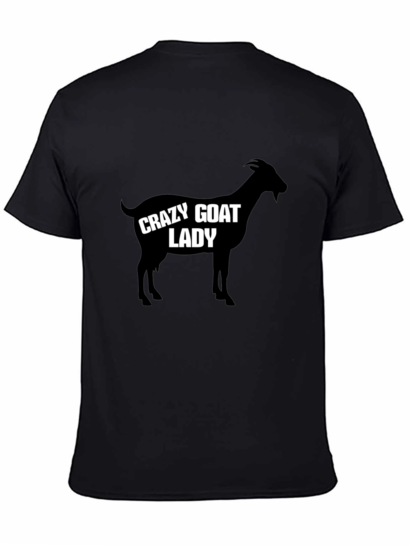 Crazy Goat Lady T-Shirt - Black Humor Tee