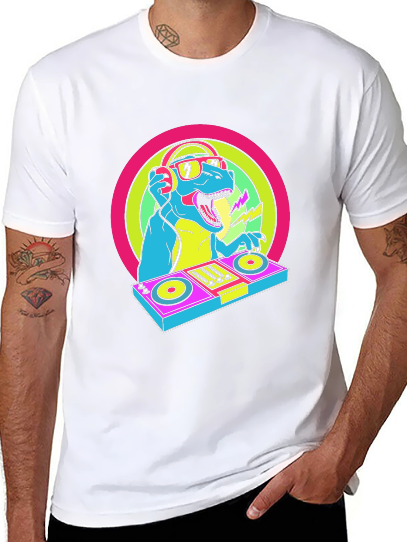 DJ Dinosaur Graphic Tee