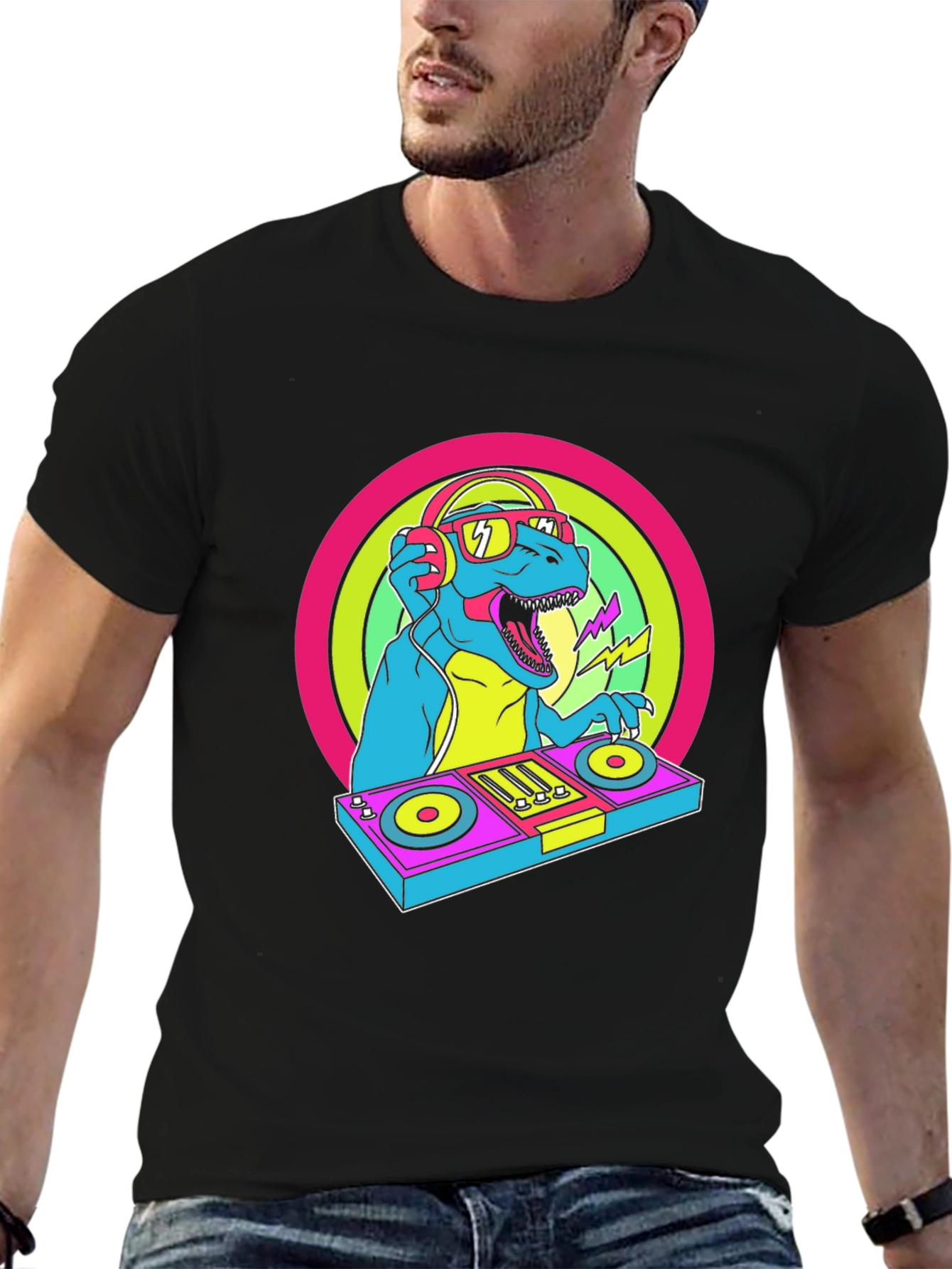 DJ Dinosaur Graphic Tee