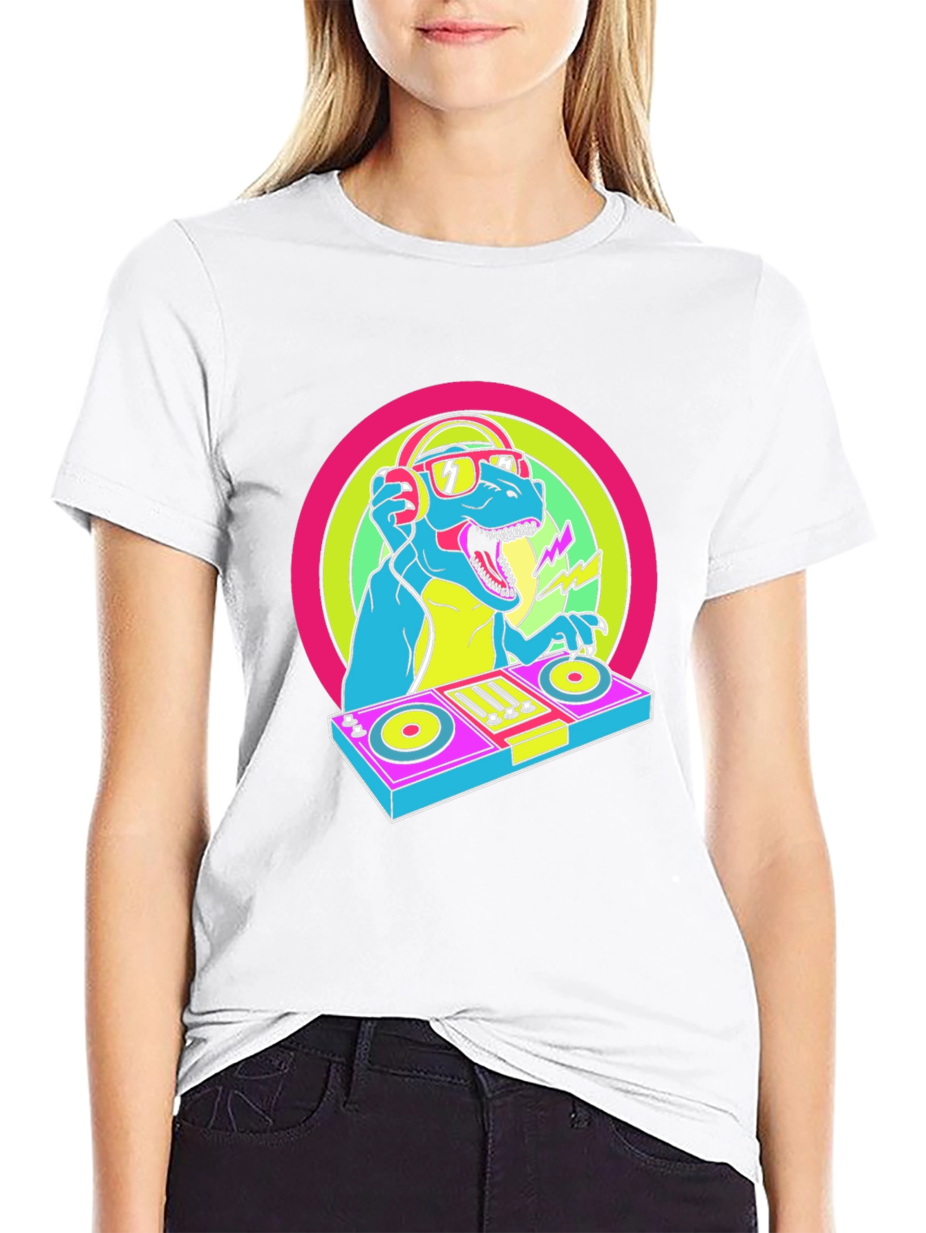 DJ Dinosaur Graphic Tee
