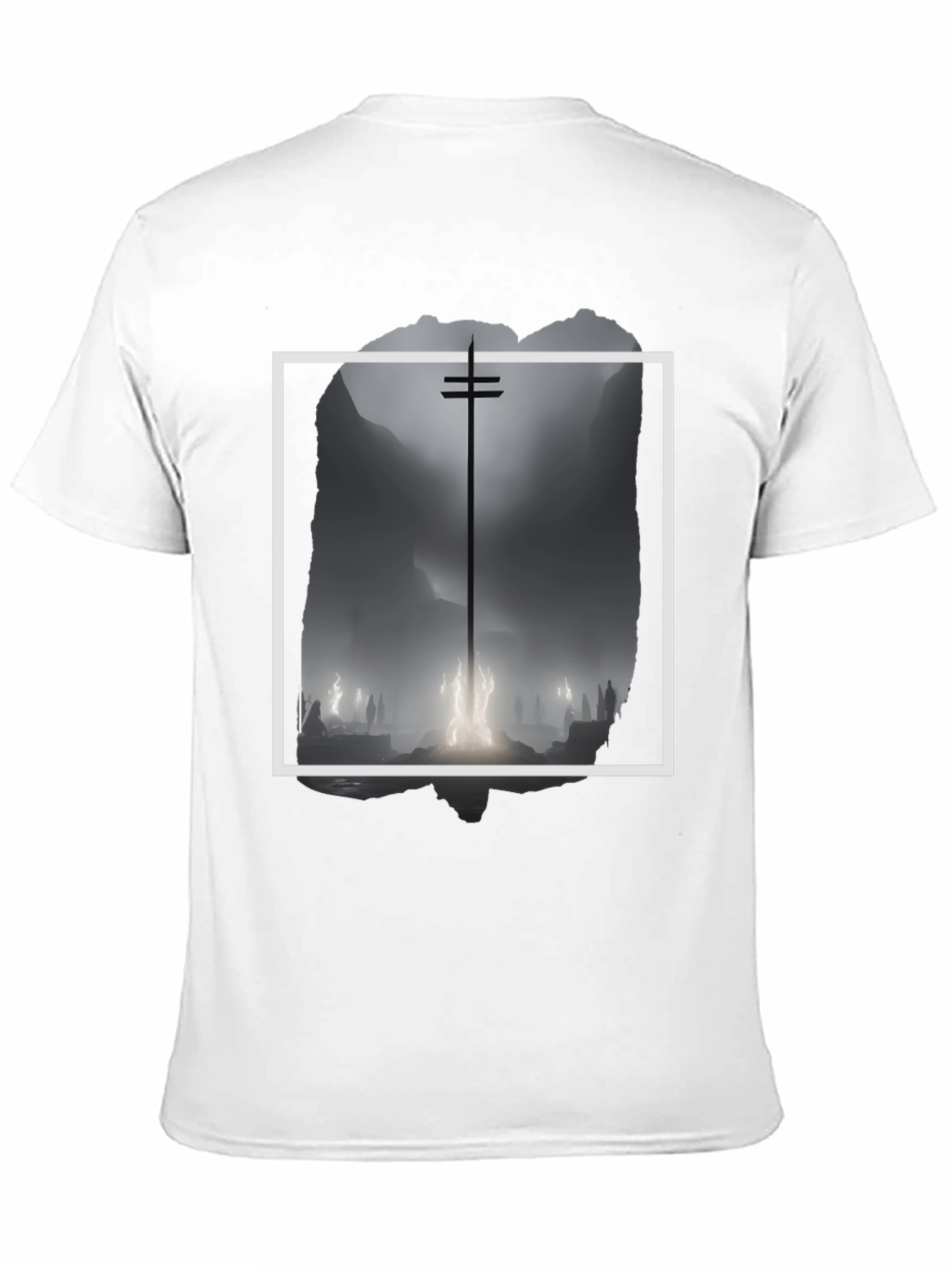 Mystic Silhouette Graphic Tee - Black