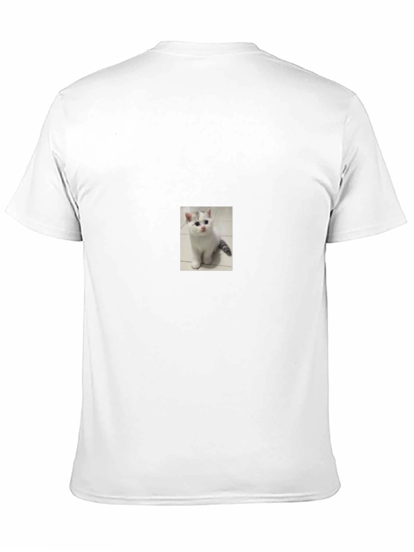 Kitten T-Shirt - Black Cotton Blend