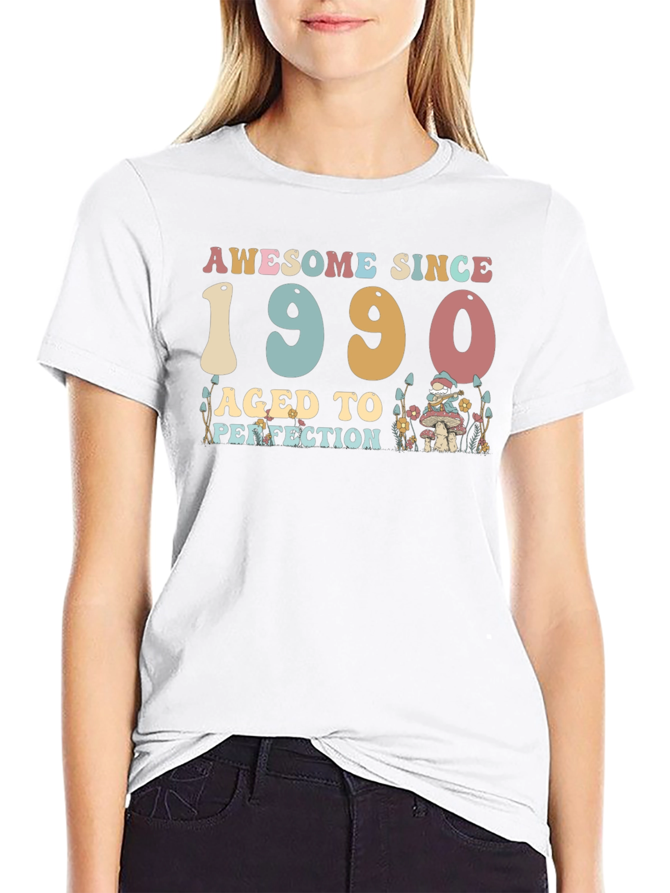 Awesome Since 1990 T-Shirt - Aged to Perfection