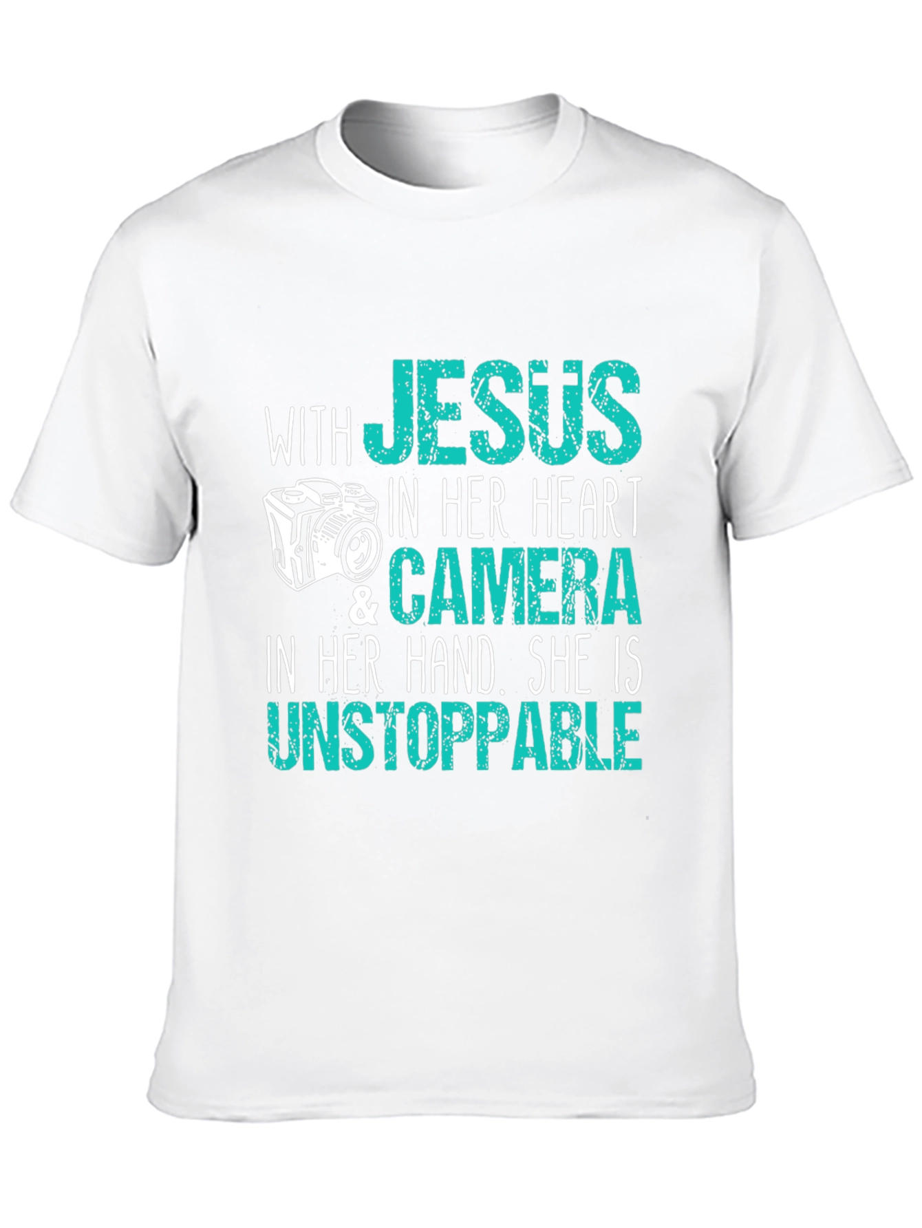 Jesus Camera T-Shirt - Faith & Photography