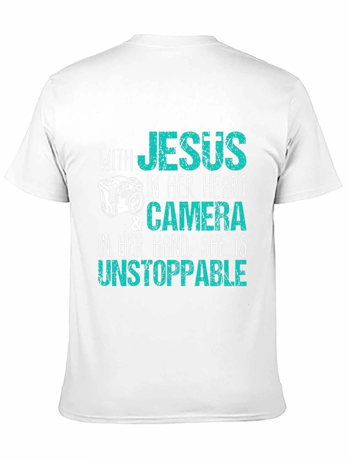 Jesus Camera T-Shirt - Faith & Photography